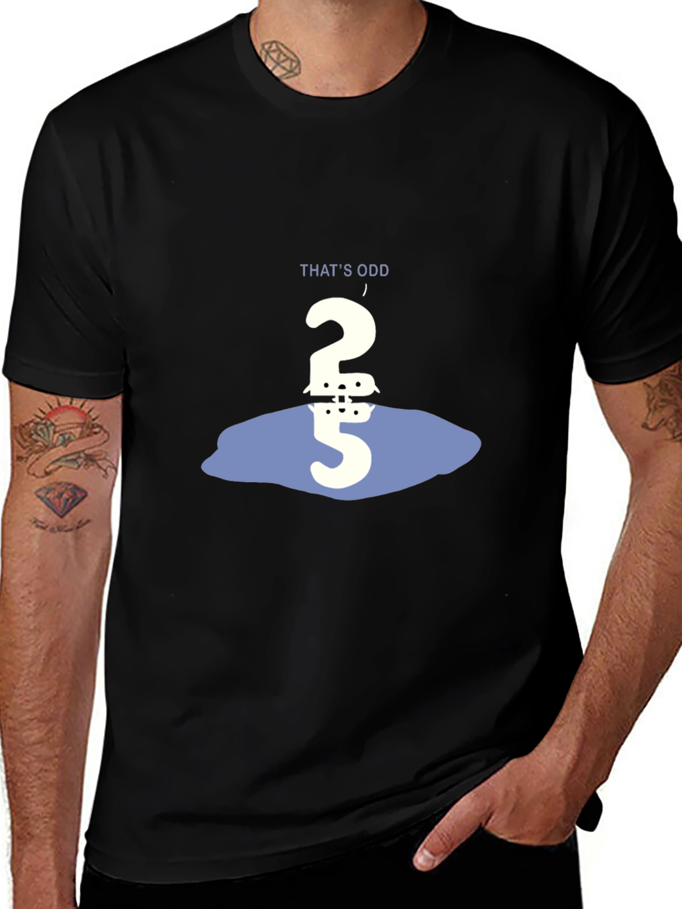 Thats Odd Number Humor Graphic Tee
