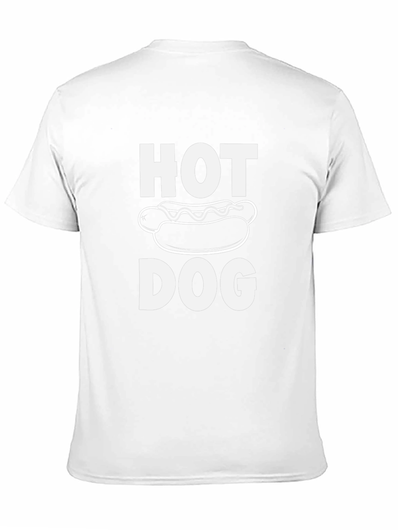 Funny Hot Dog Graphic Tee - Black Cotton T-Shirt