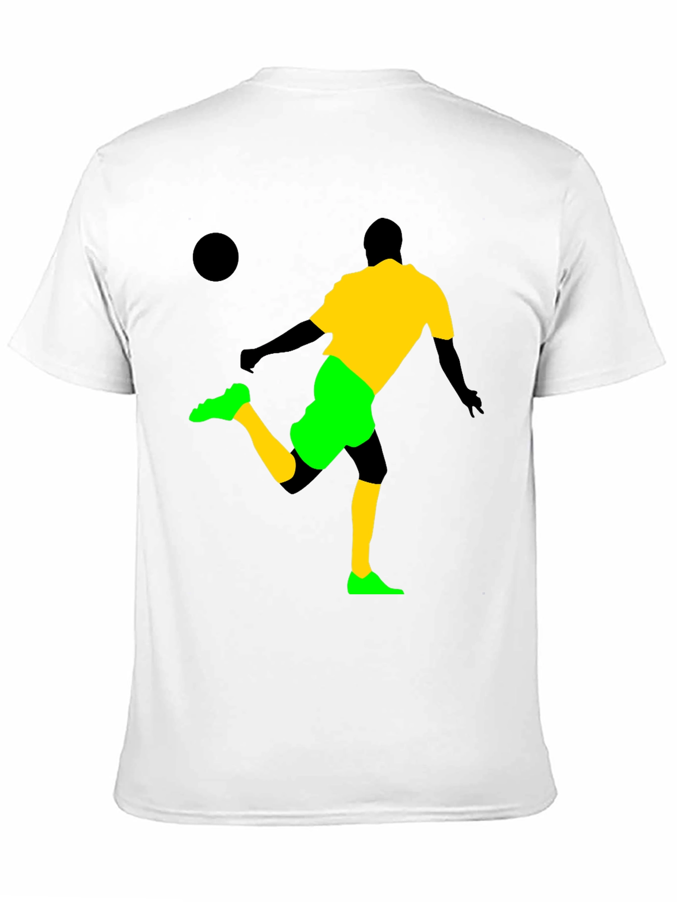 Soccer Silhouette Graphic T-Shirt