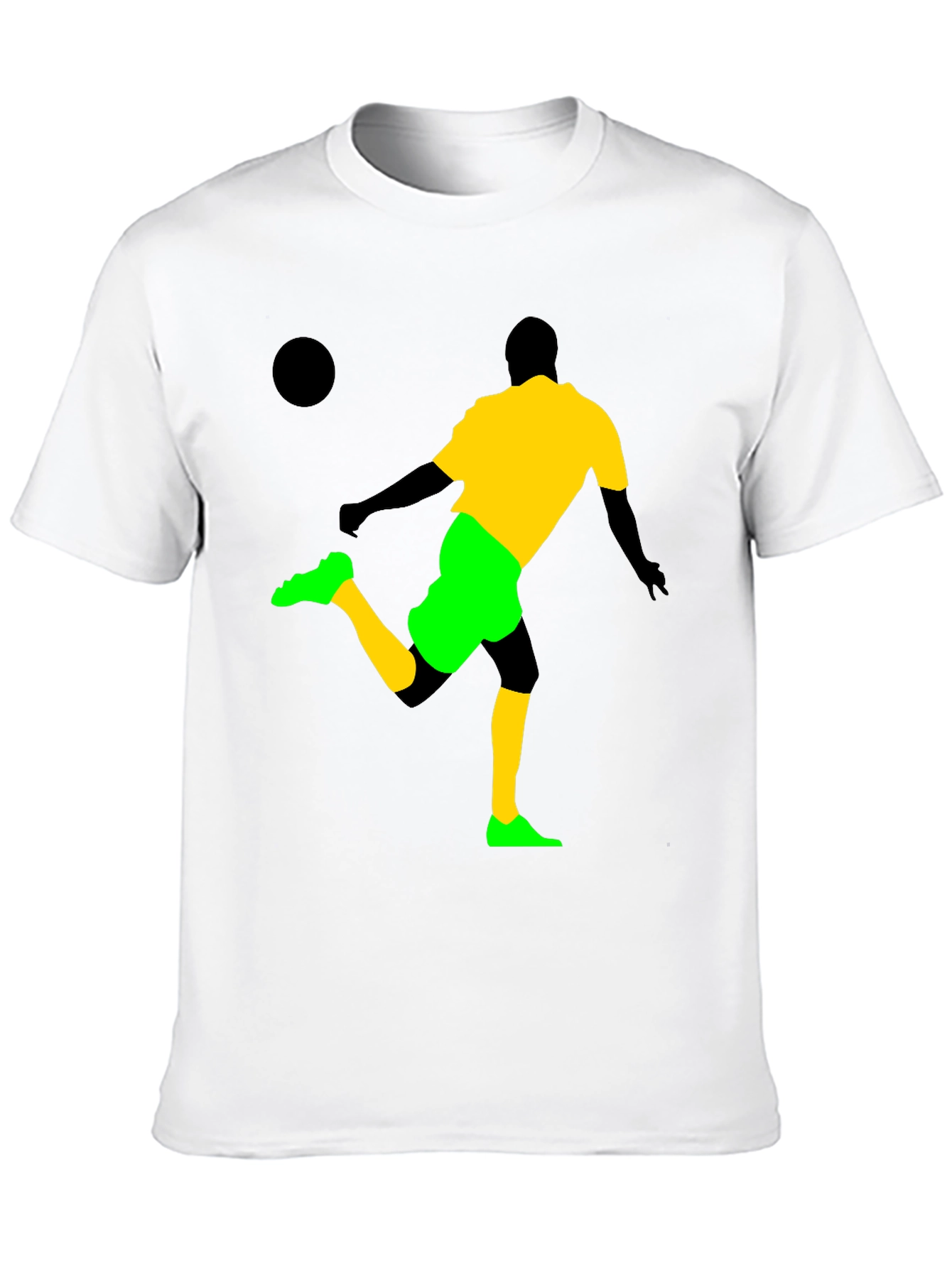 Soccer Silhouette Graphic T-Shirt