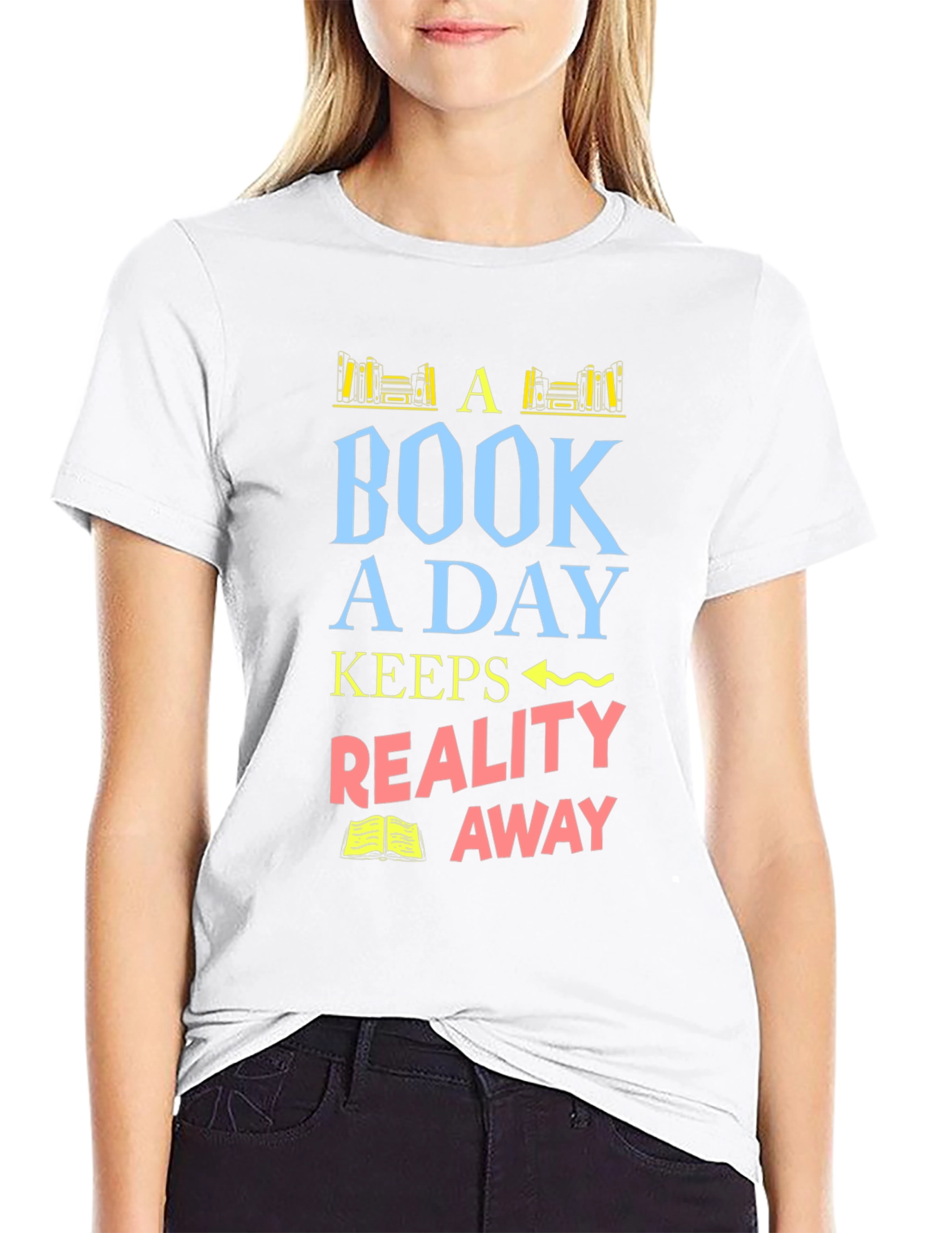 Book a Day Graphic T-Shirt - Reading Lover Tee