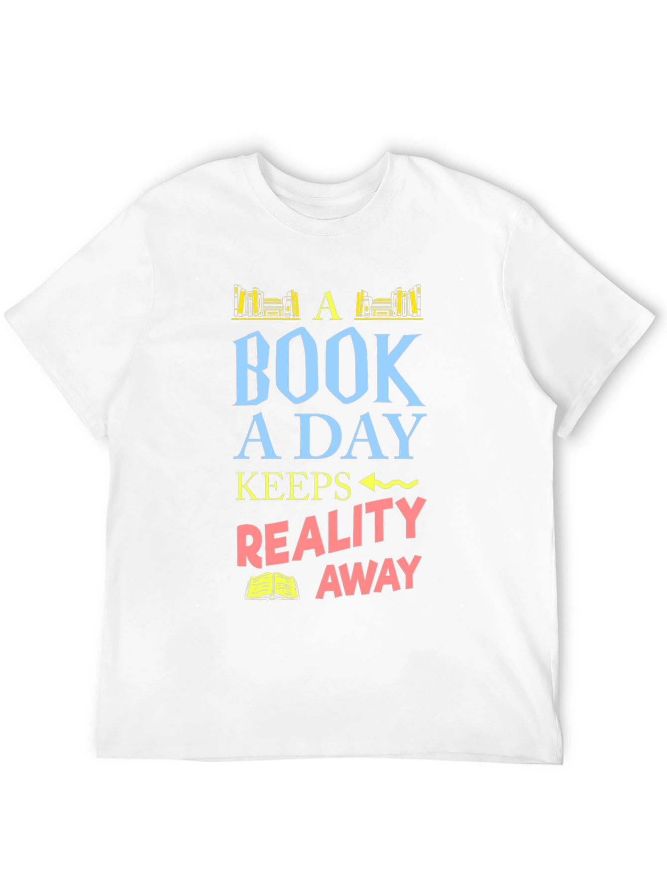 Book a Day Graphic T-Shirt - Reading Lover Tee