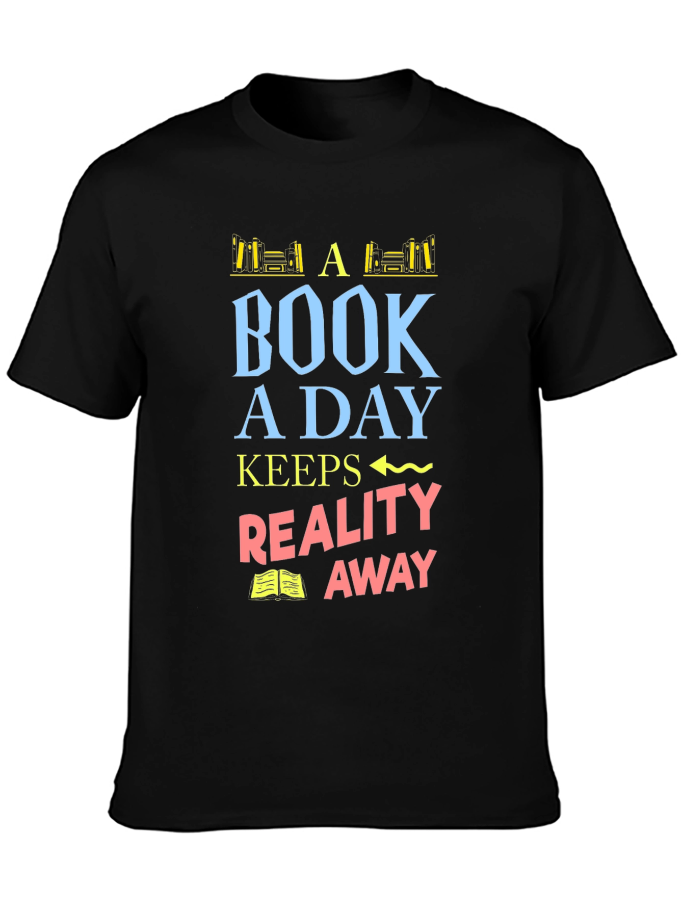 Book a Day Graphic T-Shirt - Reading Lover Tee