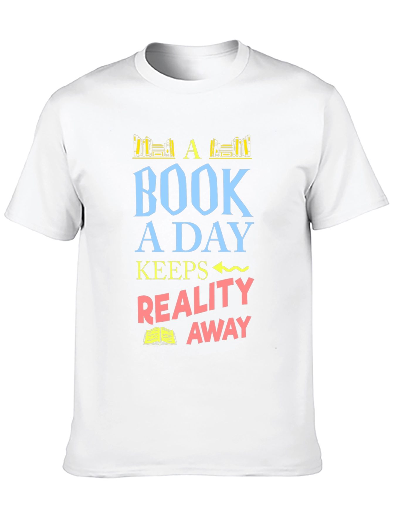 Book a Day Graphic T-Shirt - Reading Lover Tee