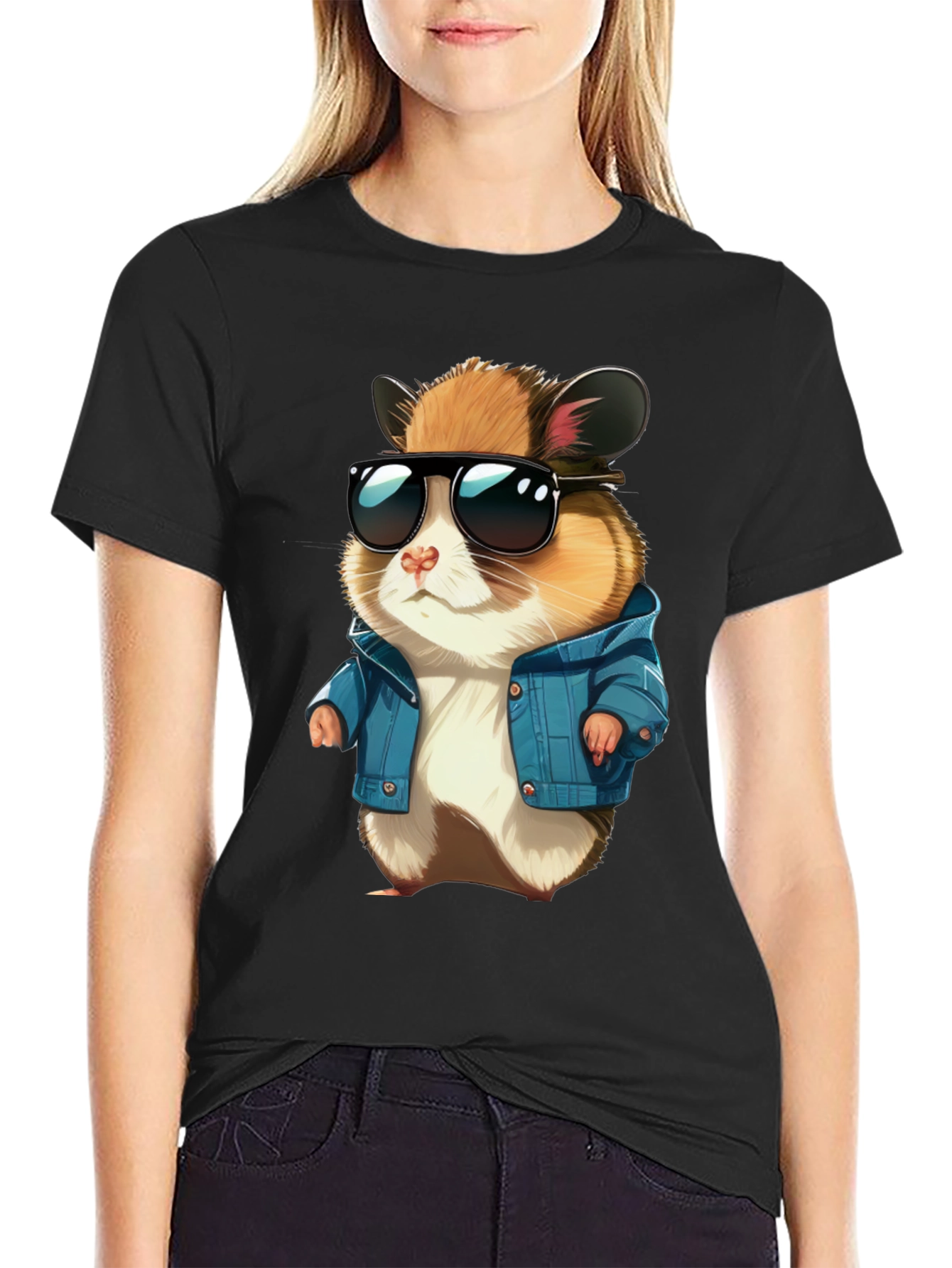 Cool Hamster Graphic Tee - Streetwear Style