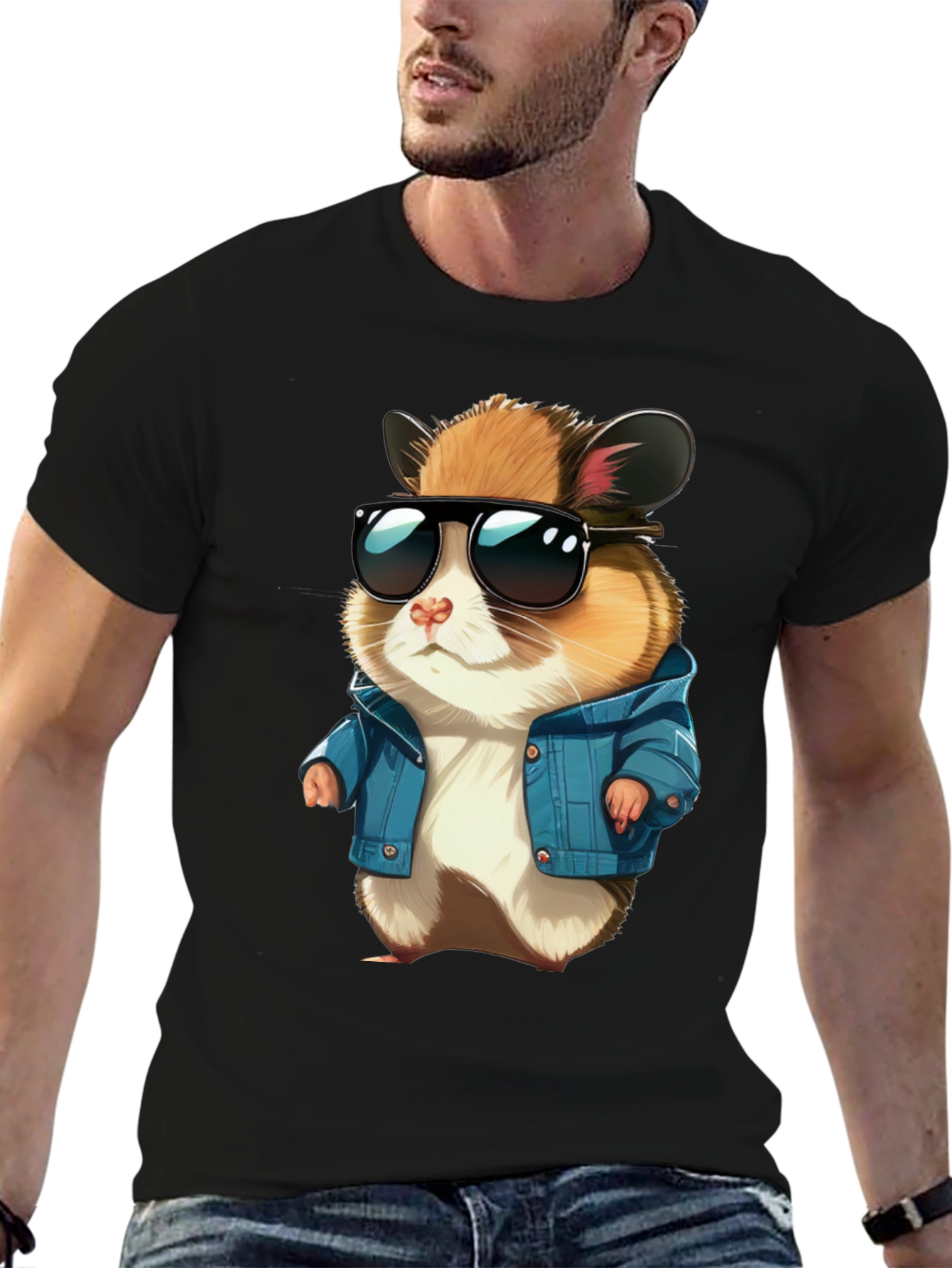 Cool Hamster Graphic Tee - Streetwear Style