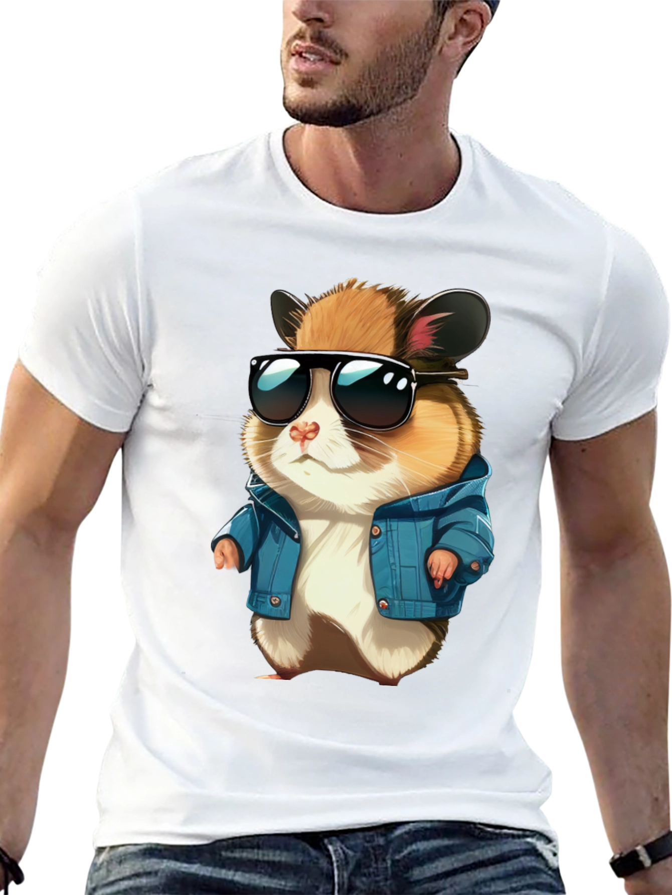 Cool Hamster Graphic Tee - Streetwear Style