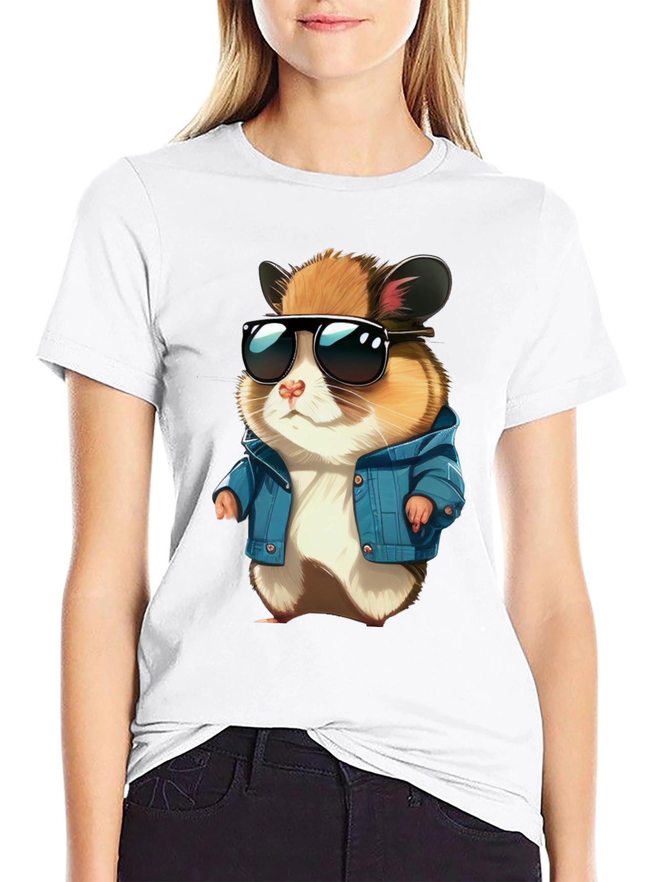 Cool Hamster Graphic Tee - Streetwear Style