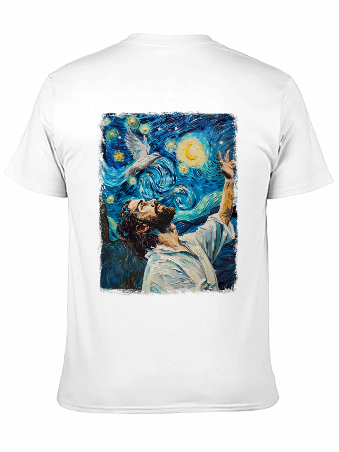 Starry Night Jesus Graphic Tee