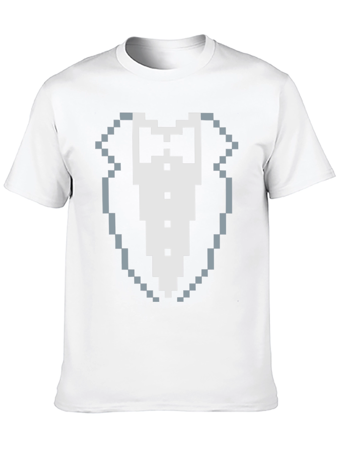 Pixel Tuxedo Graphic Tee - 8-Bit Style