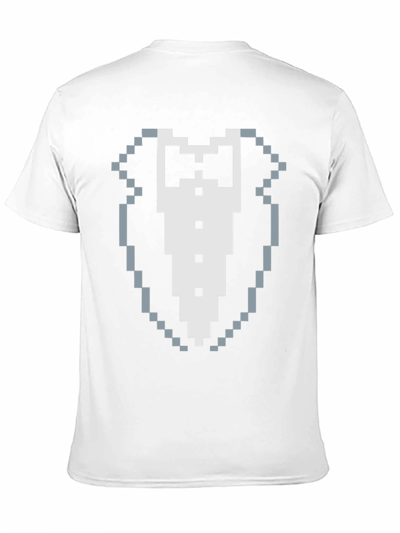 Pixel Tuxedo Graphic Tee - 8-Bit Style