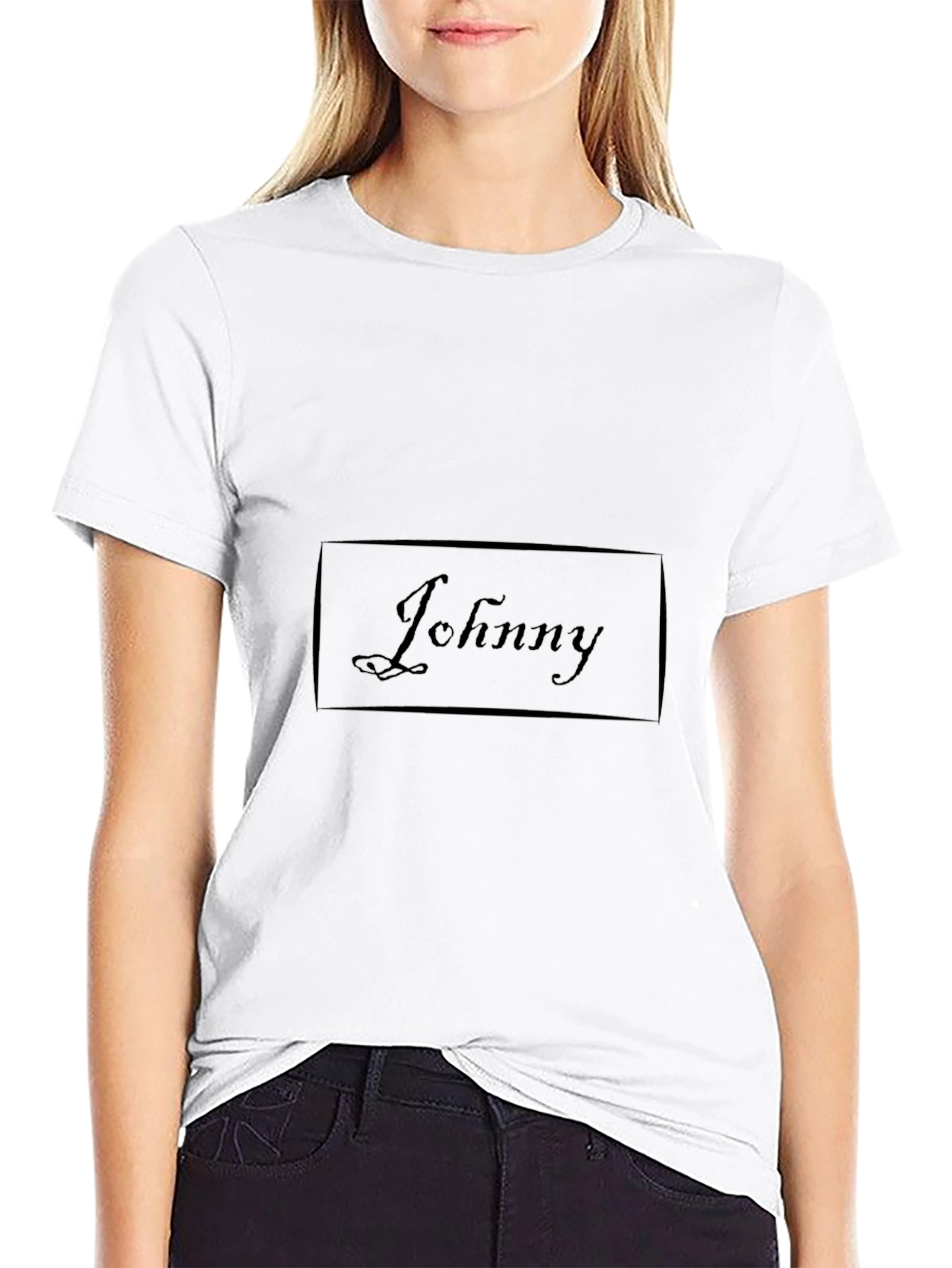 Johnny Graphic Tee - Stylish Black Cotton T-Shirt