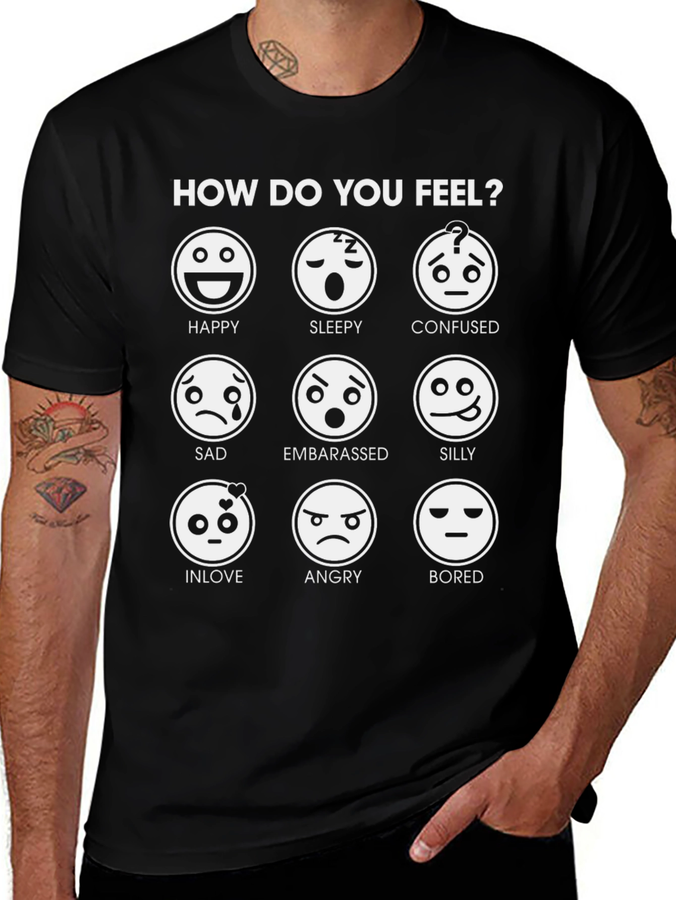 Emotional Expression T-Shirt: How Do You Feel?
