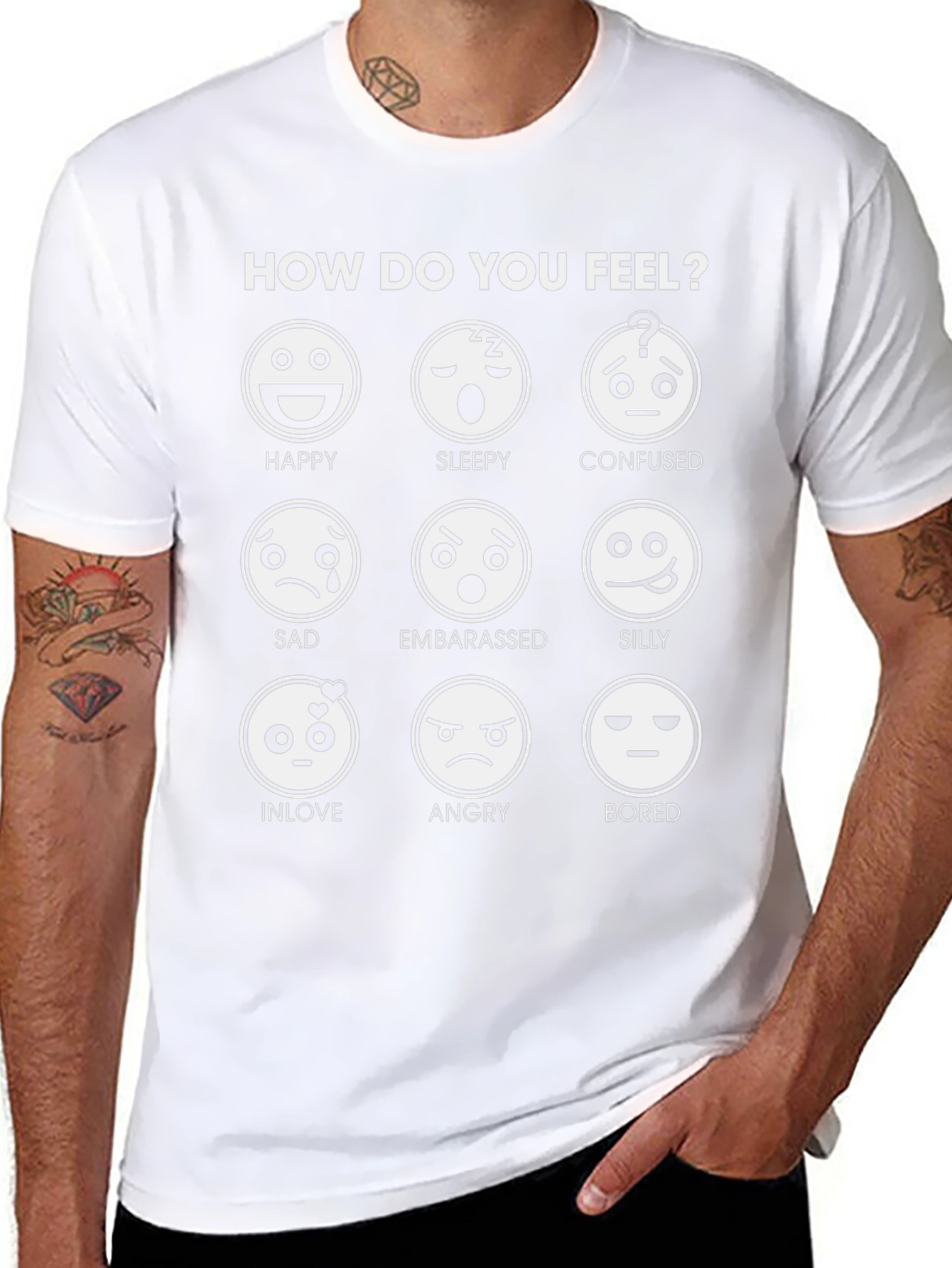 Emotional Expression T-Shirt: How Do You Feel?