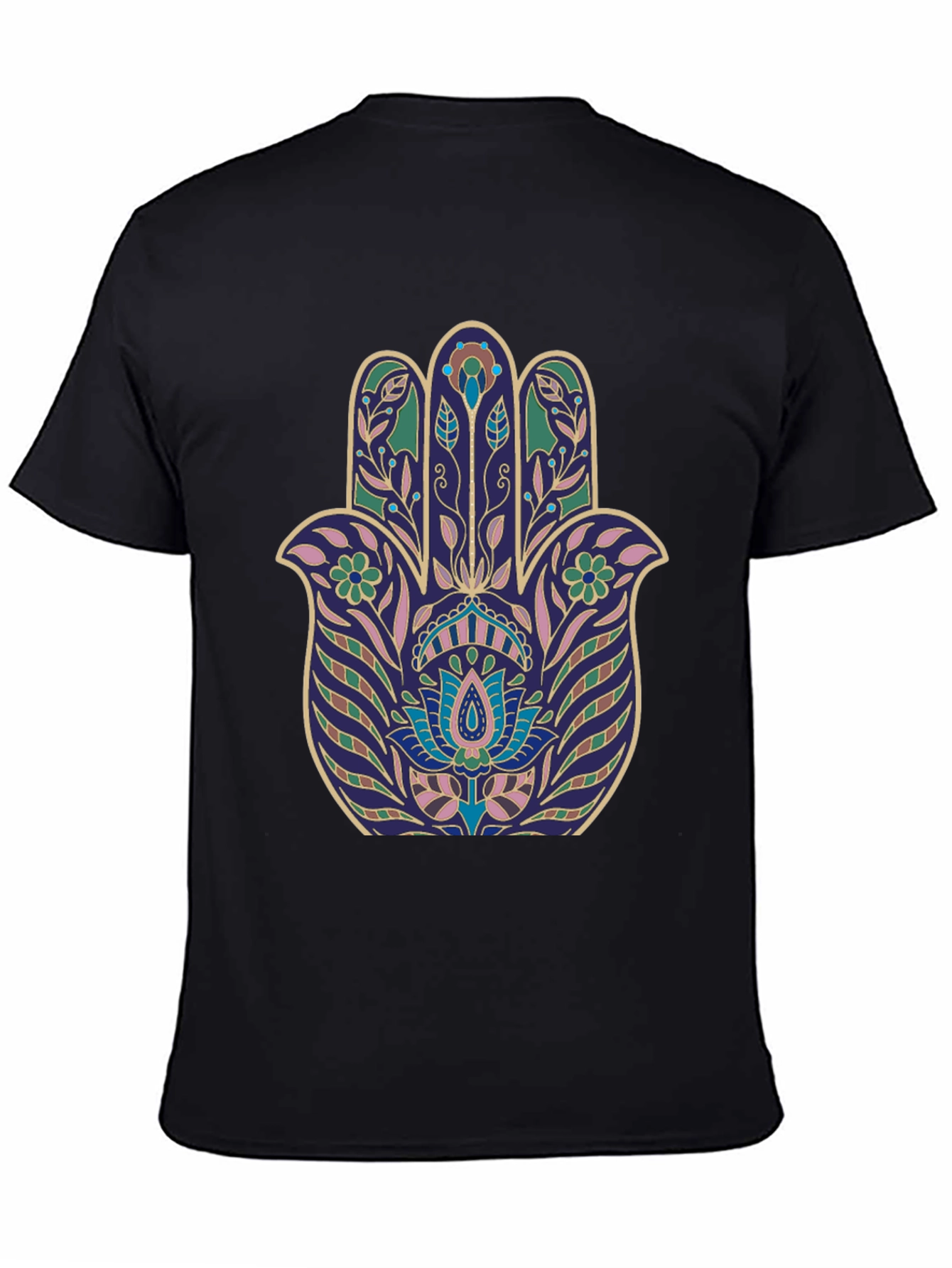 Hamsa Hand Graphic Tee - Stylish Spiritual Protection