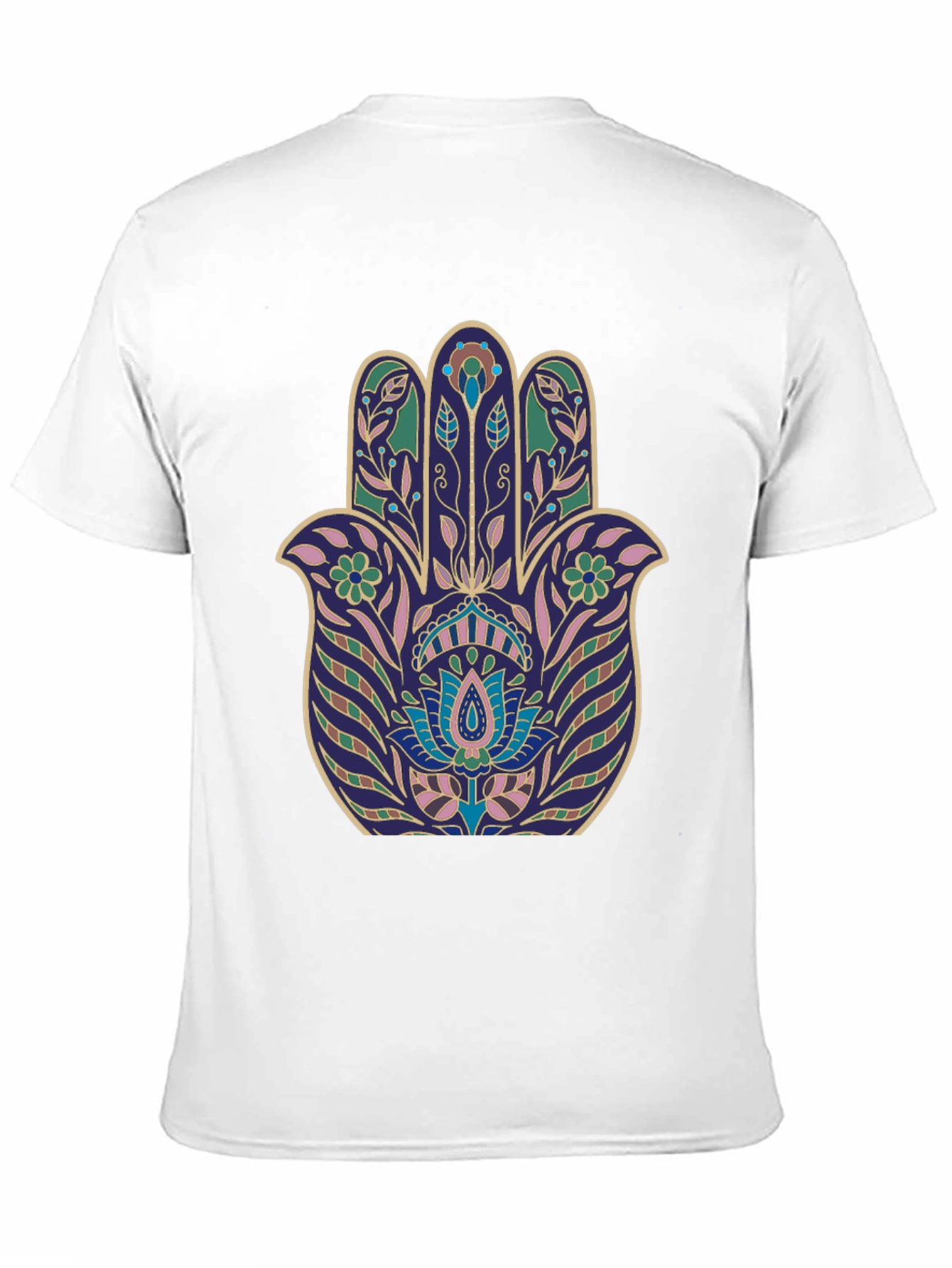 Hamsa Hand Graphic Tee - Stylish Spiritual Protection