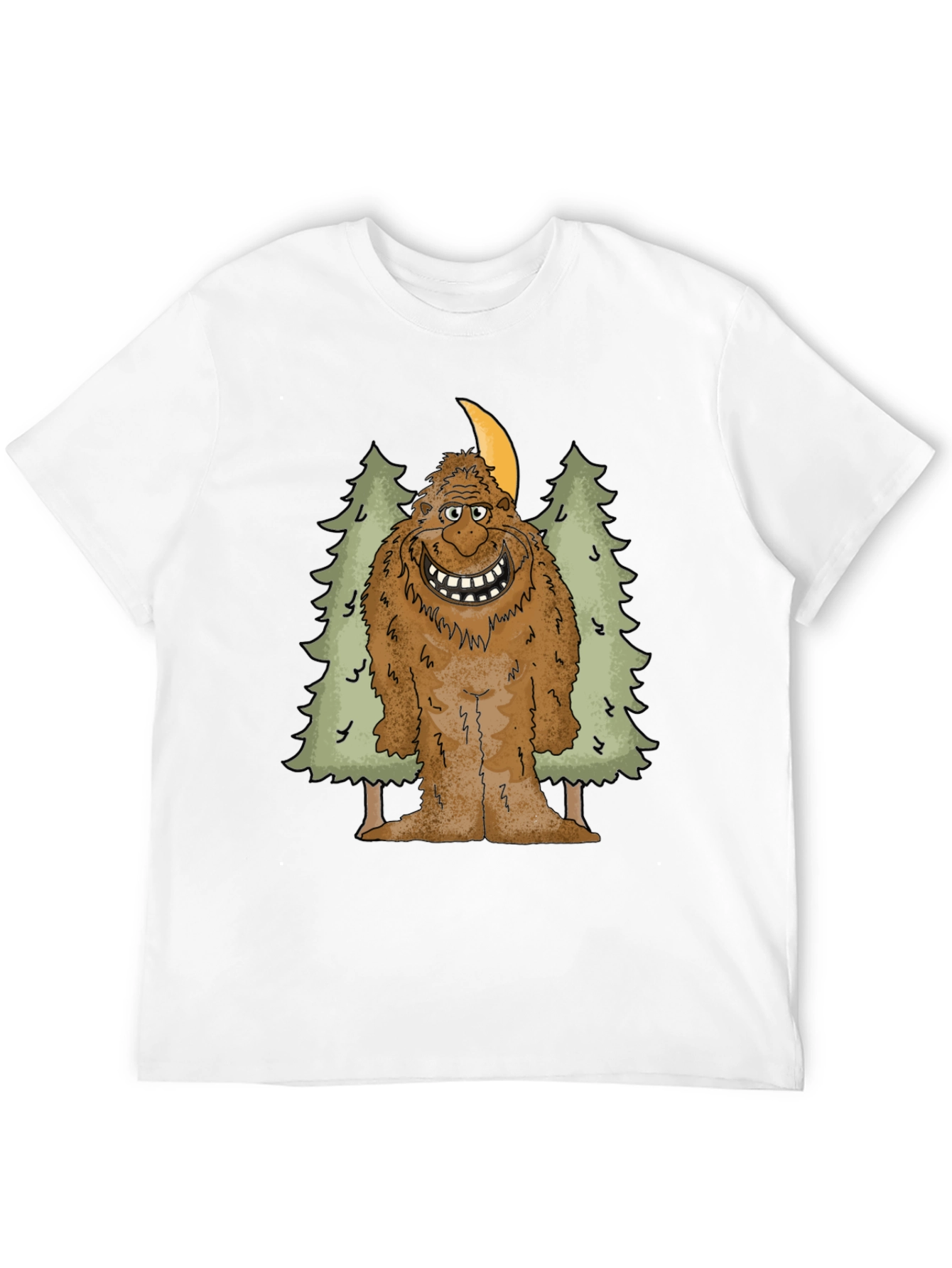 Bigfoot T-Shirt: Forest Sasquatch Graphic Tee