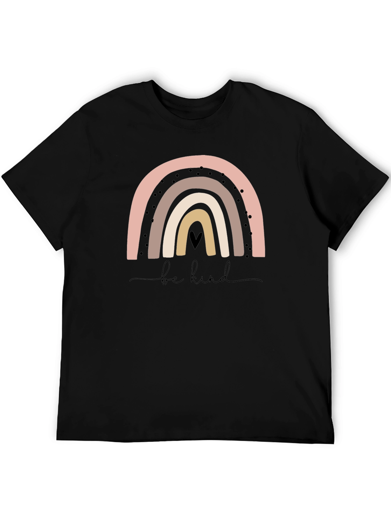 Boho Rainbow Be Kind Graphic Tee