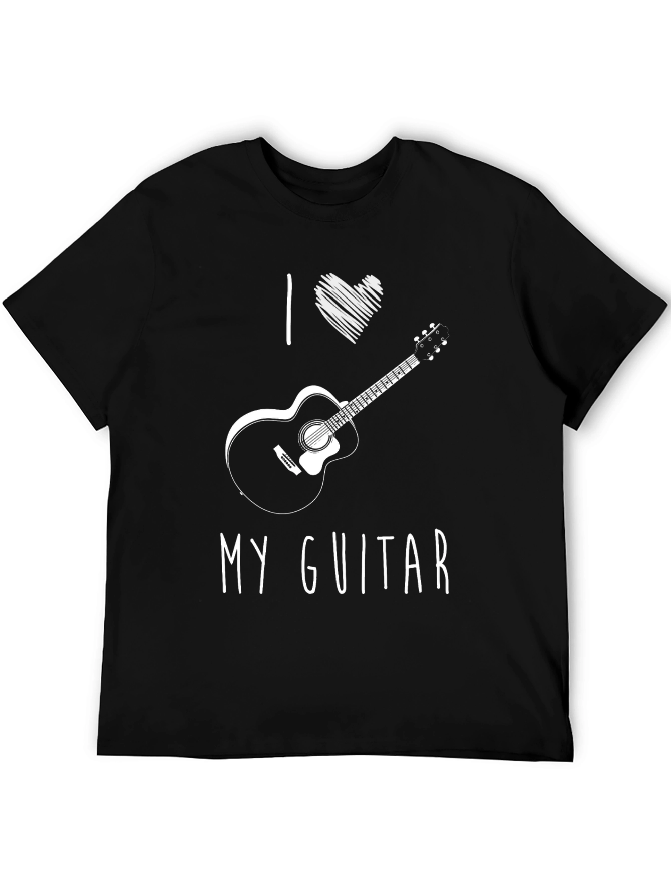 I Love My Guitar Graphic T-Shirt