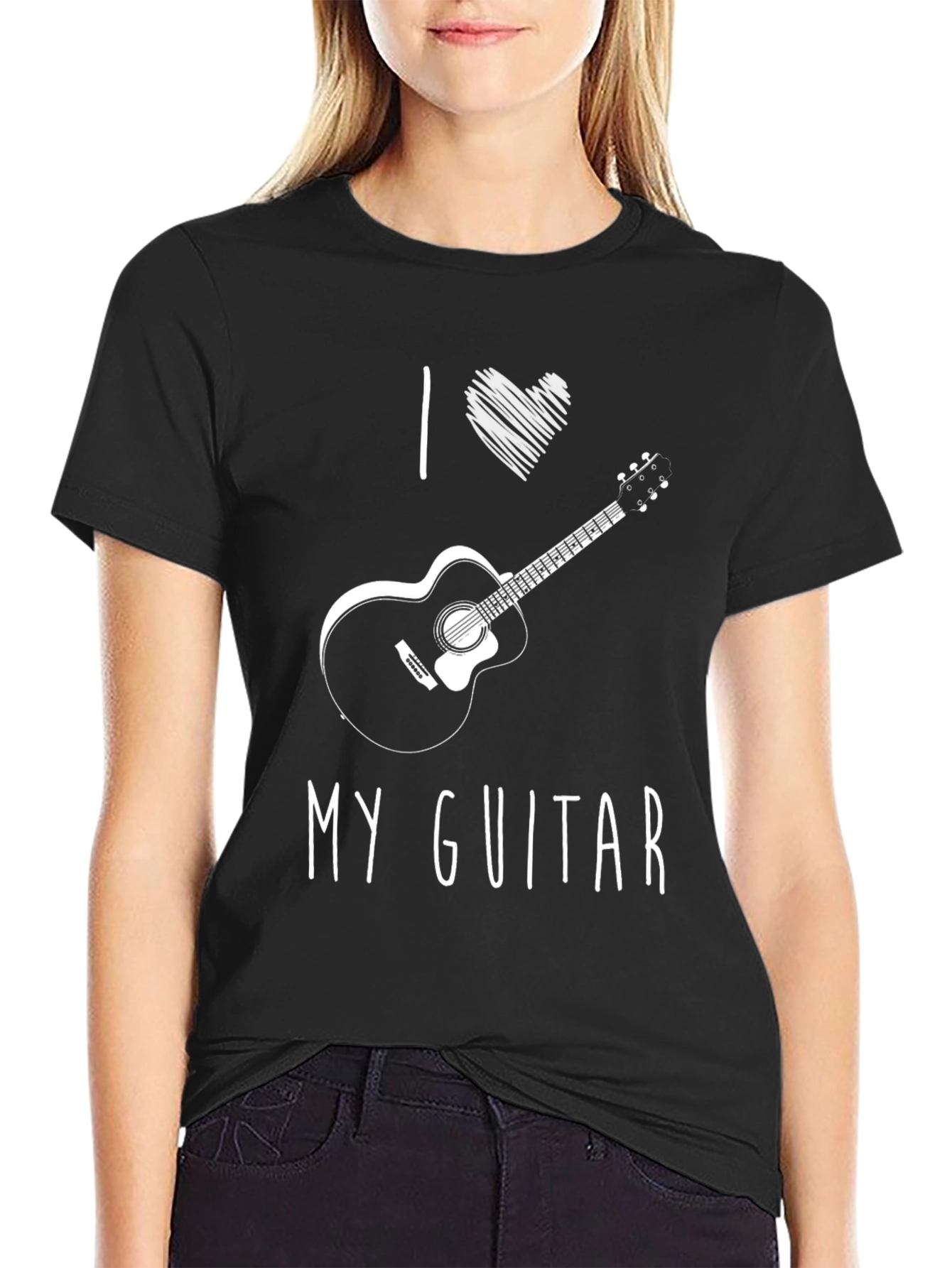 I Love My Guitar Graphic T-Shirt