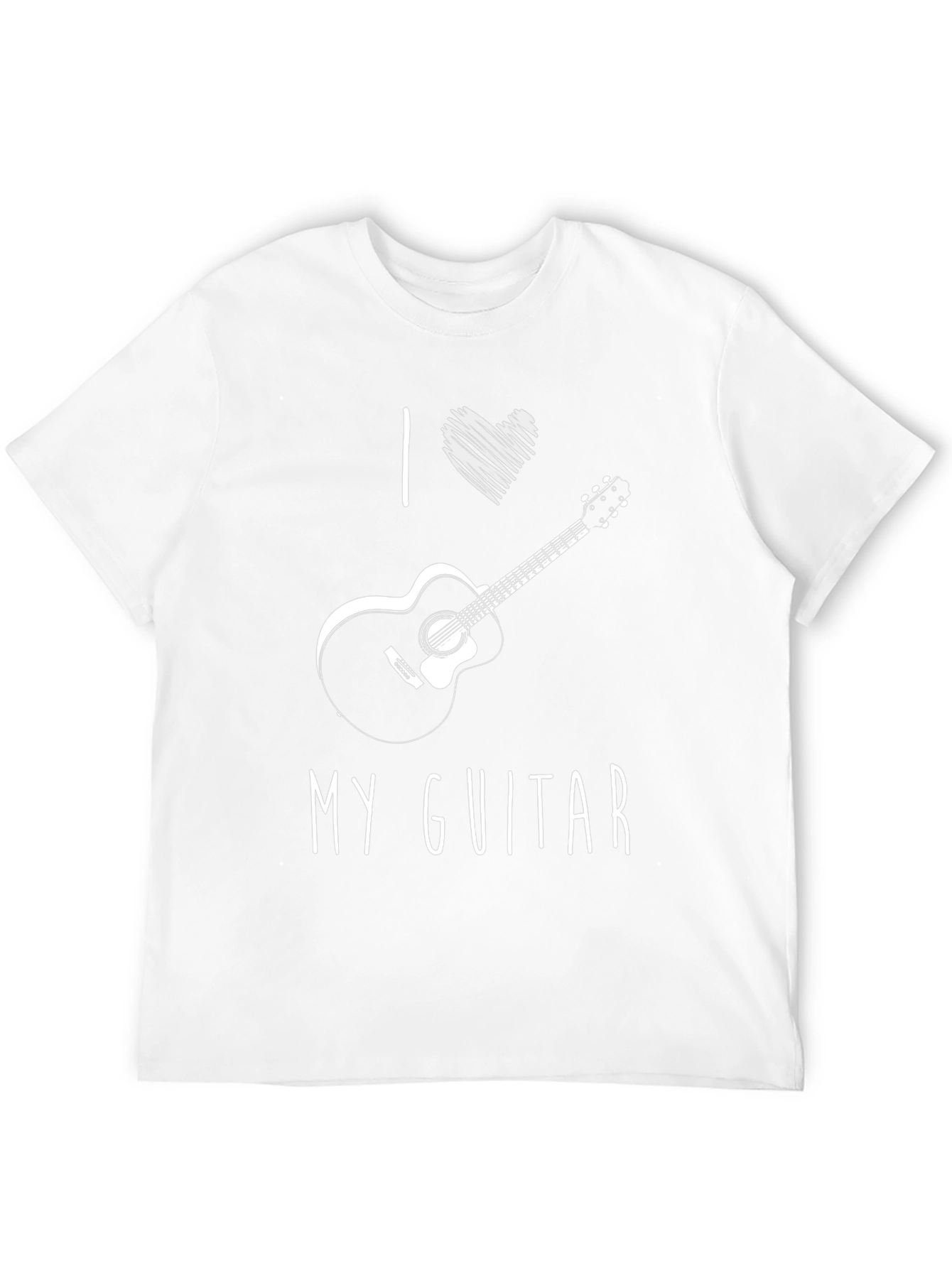 I Love My Guitar Graphic T-Shirt