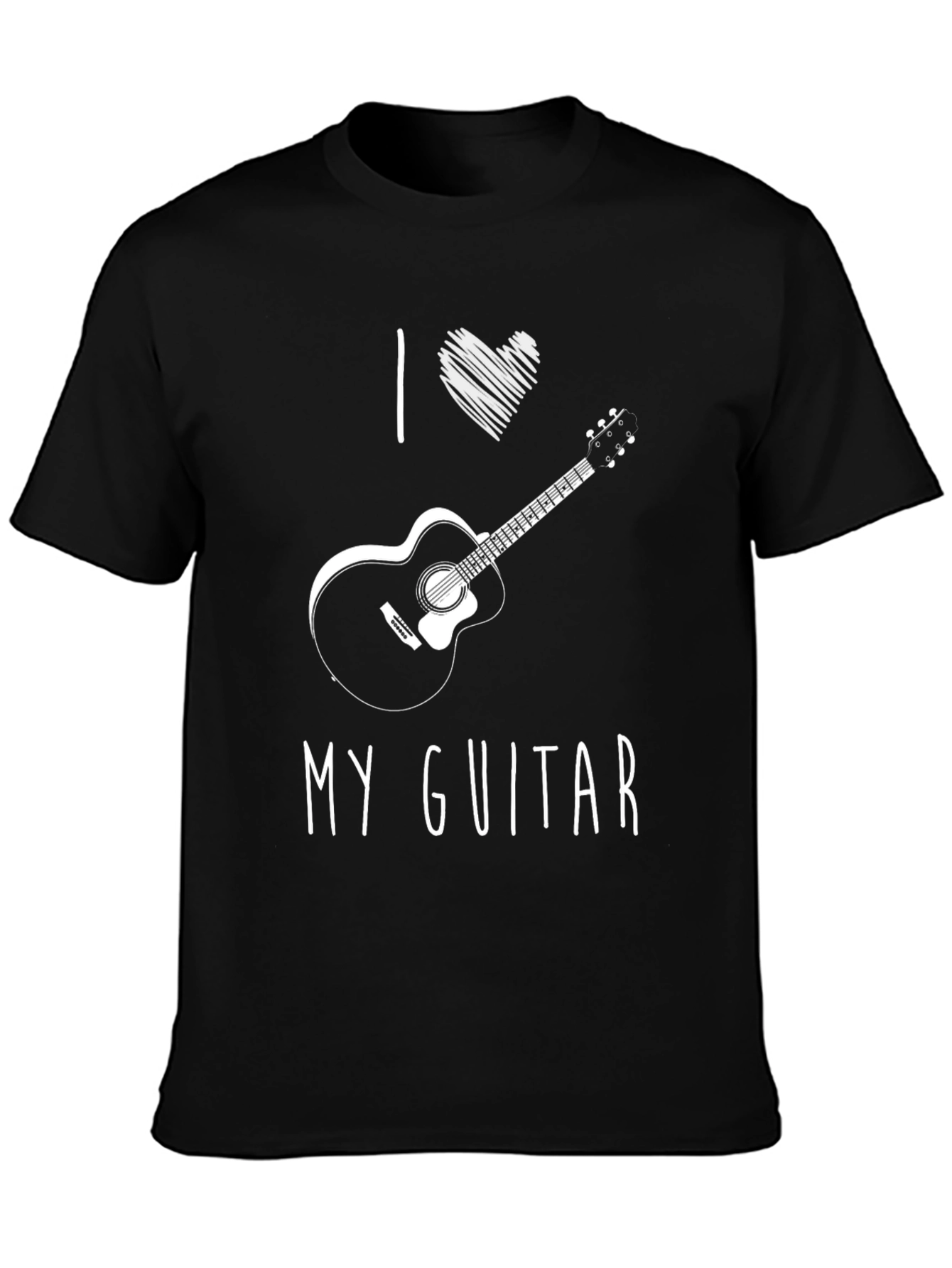 I Love My Guitar Graphic T-Shirt
