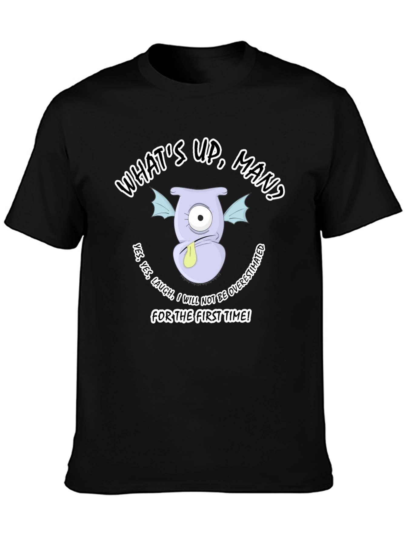 Humorous Monster Graphic T-Shirt