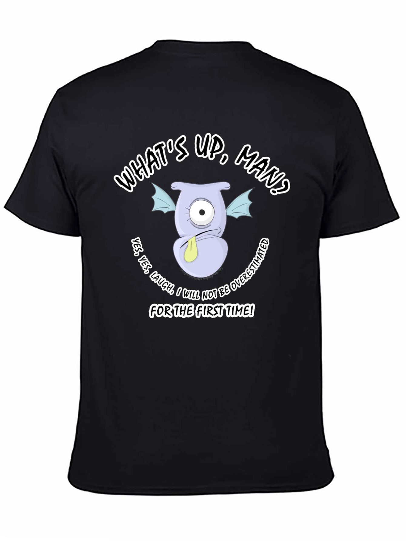 Humorous Monster Graphic T-Shirt