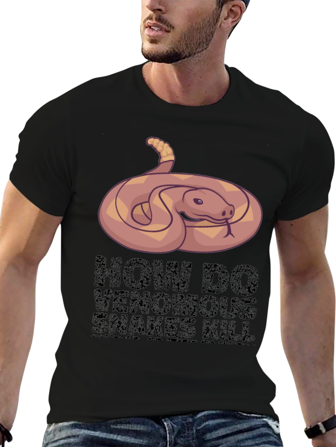 Venomous Snakes Graphic T-Shirt
