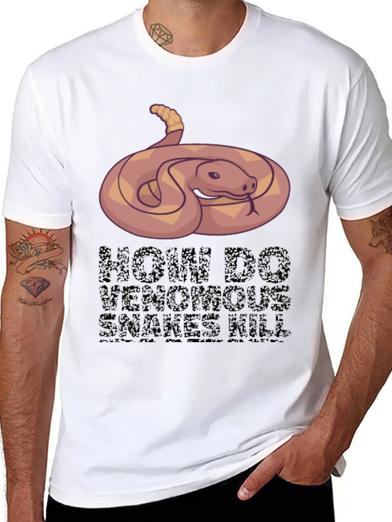 Venomous Snakes Graphic T-Shirt