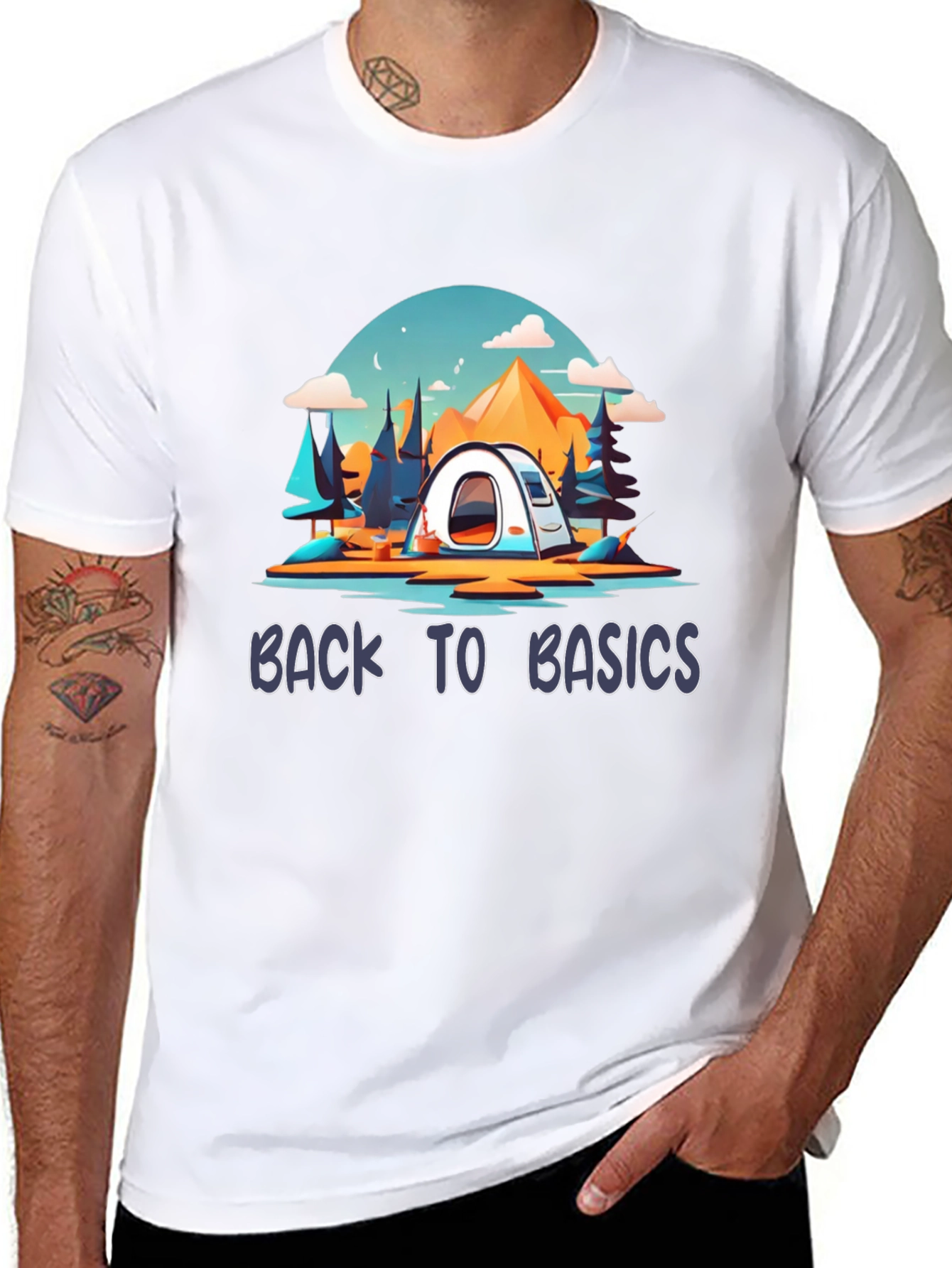 Back to Basics Camping T-Shirt