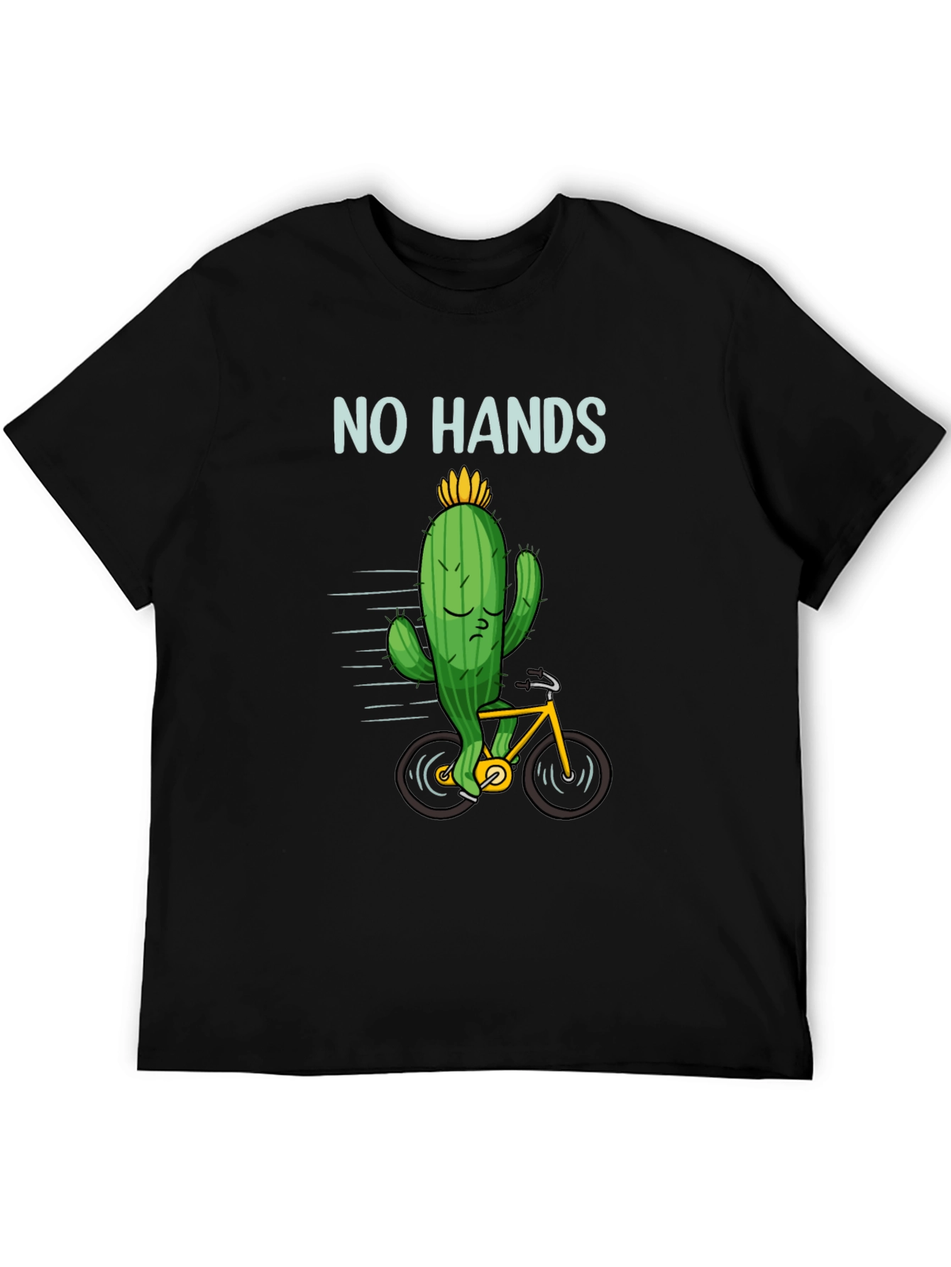 Cactus No Hands T-Shirt - Funny Graphic Tee