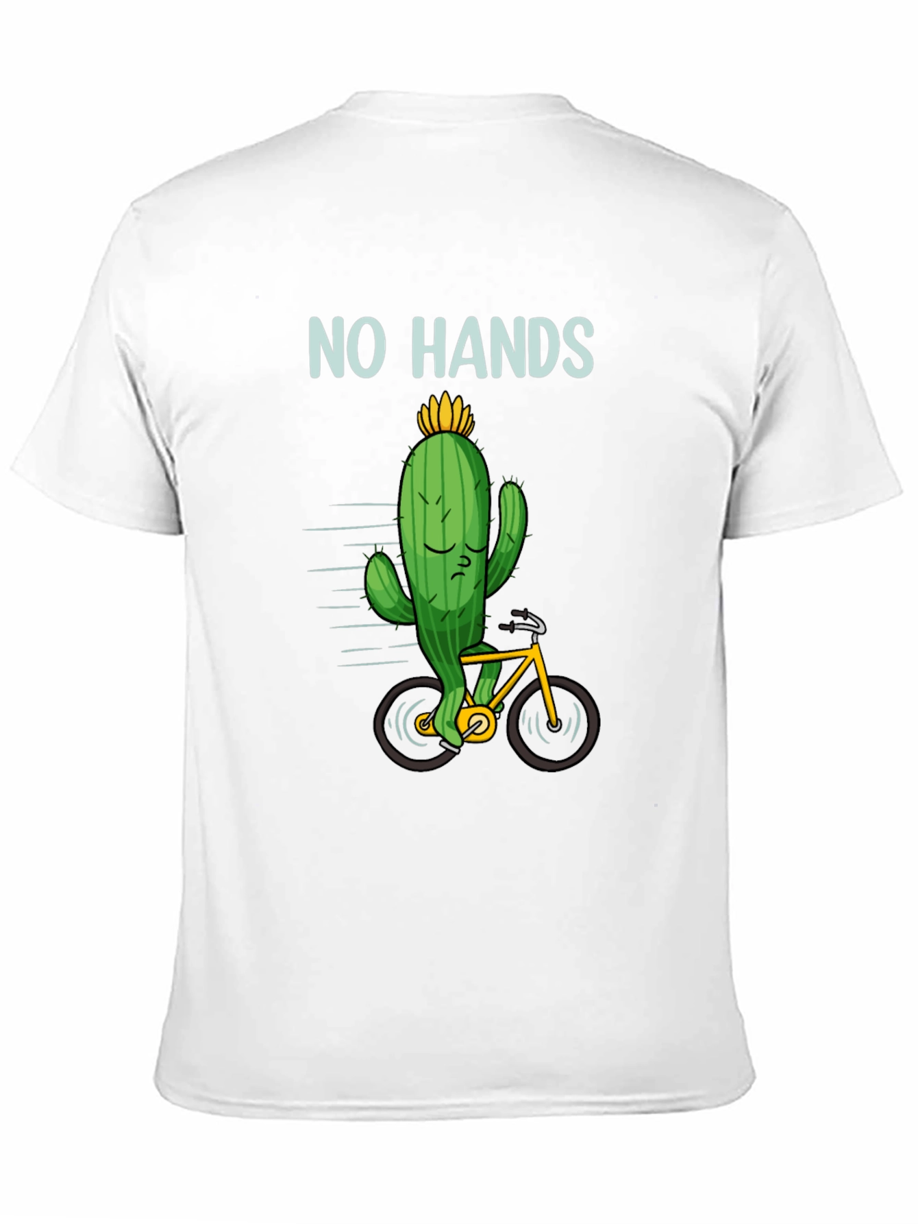 Cactus No Hands T-Shirt - Funny Graphic Tee
