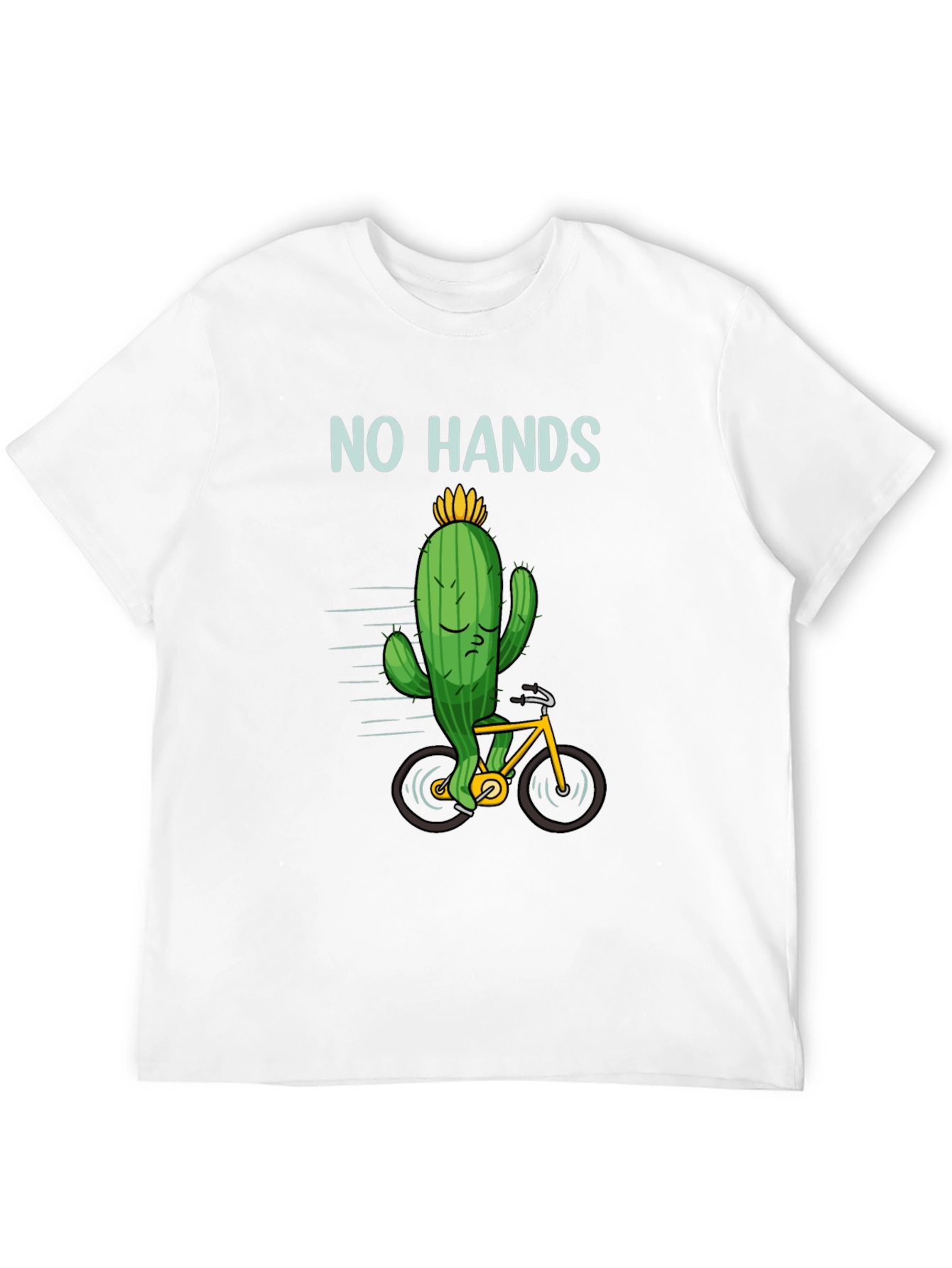 Cactus No Hands T-Shirt - Funny Graphic Tee