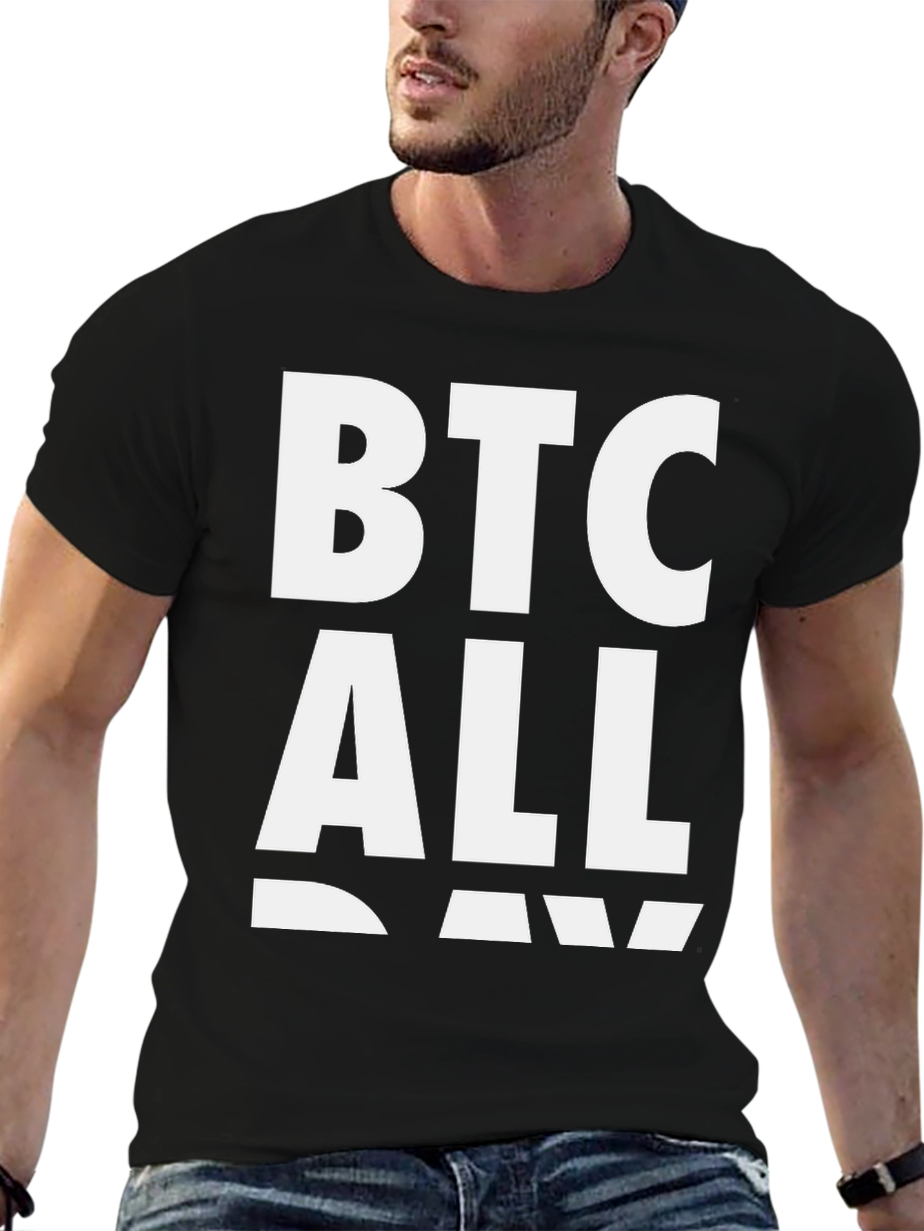 BTC All Day T-Shirt - Crypto Enthusiast Tee