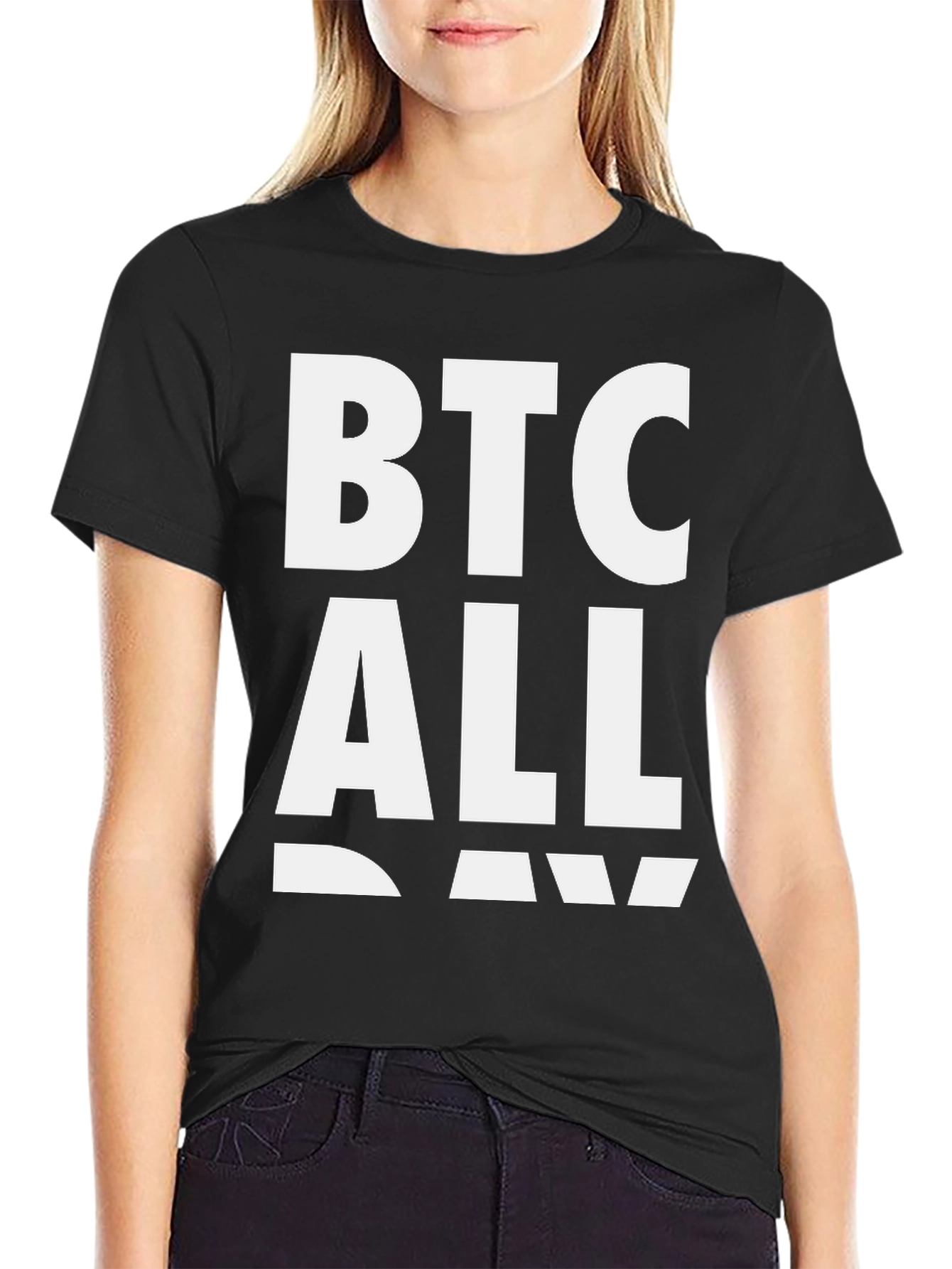 BTC All Day T-Shirt - Crypto Enthusiast Tee