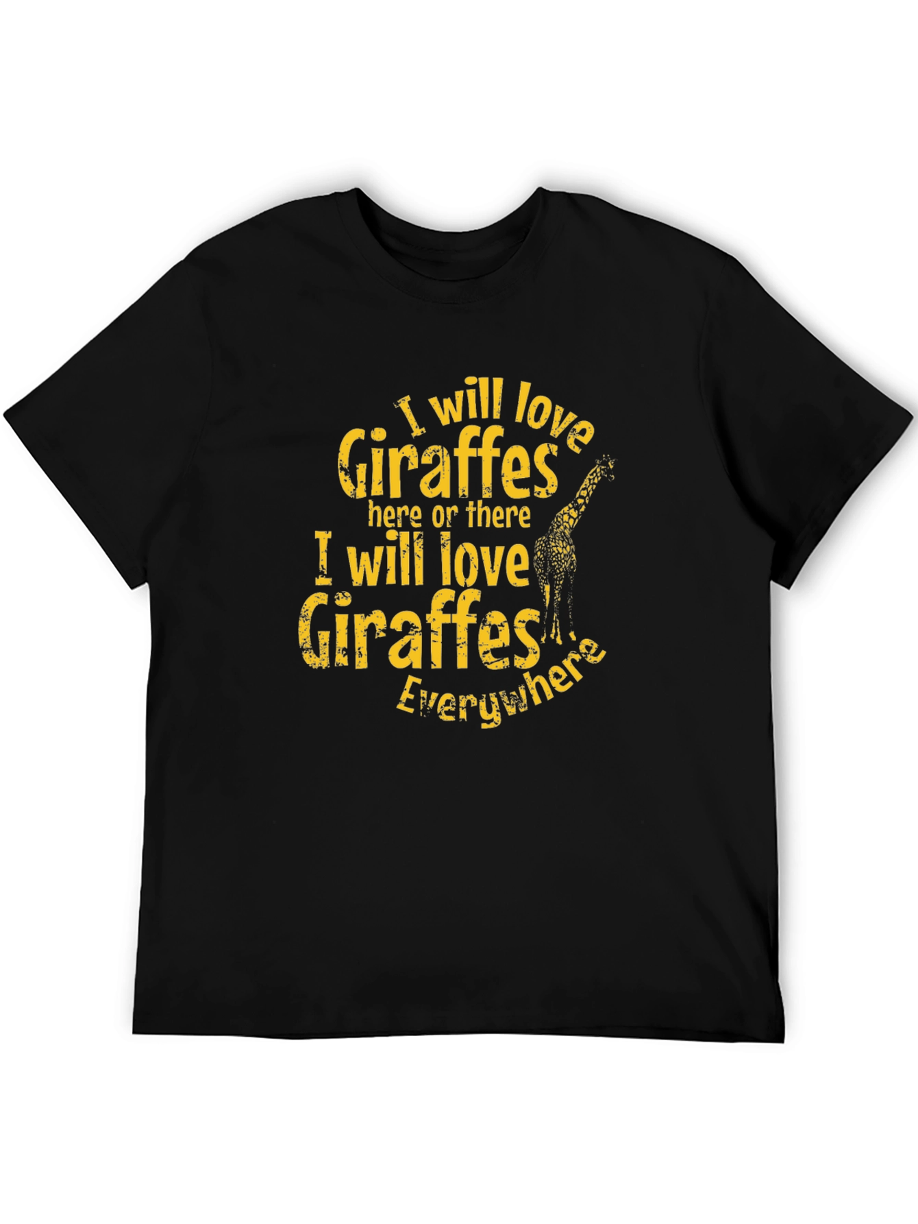 I Love Giraffes Graphic T-Shirt