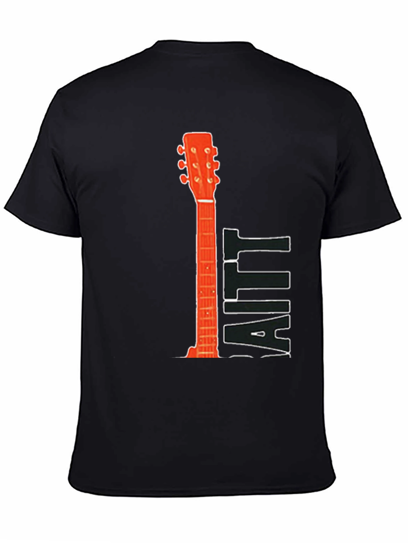 Guitar Print Tee - Music Lovers T-Shirt