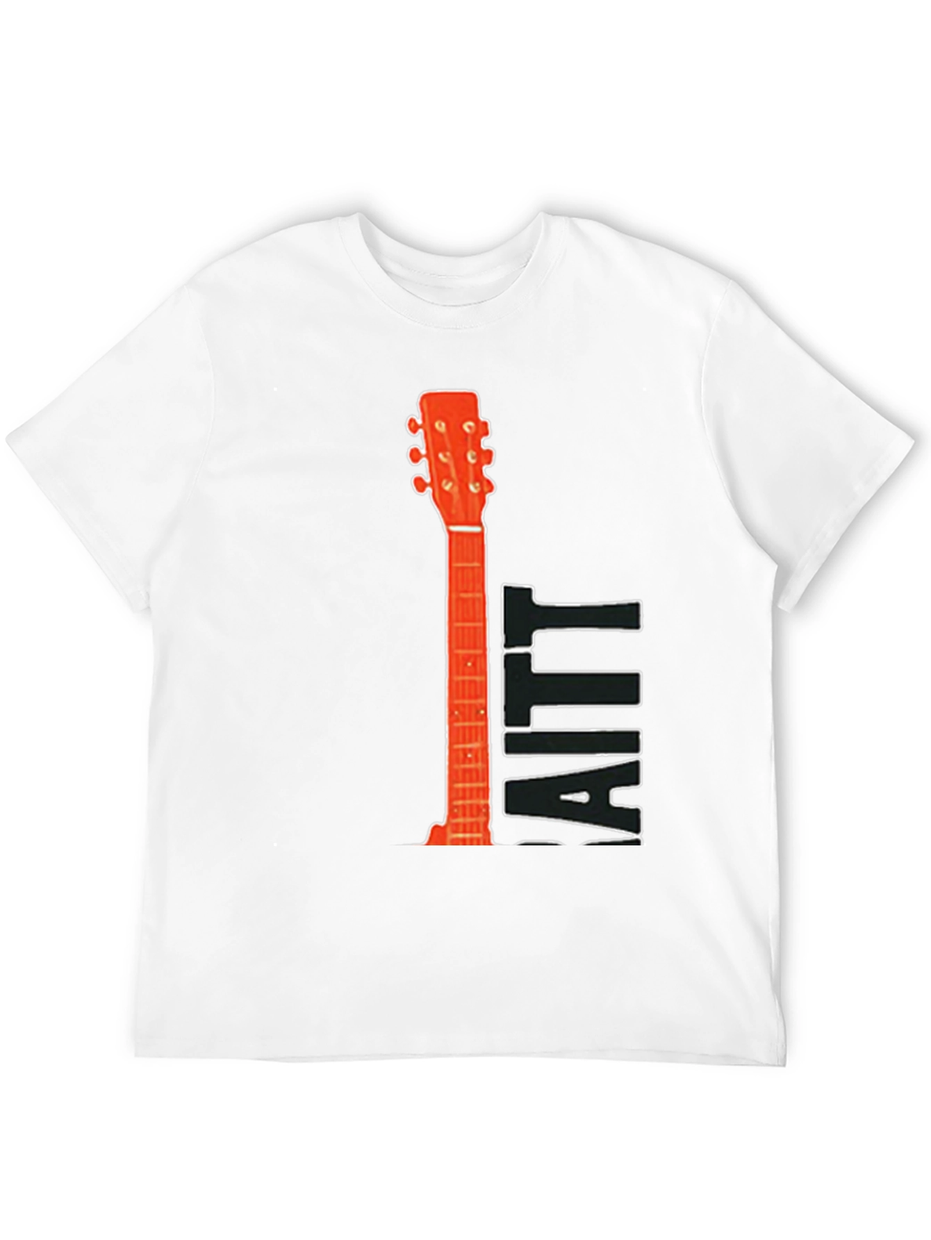 Guitar Print Tee - Music Lovers T-Shirt