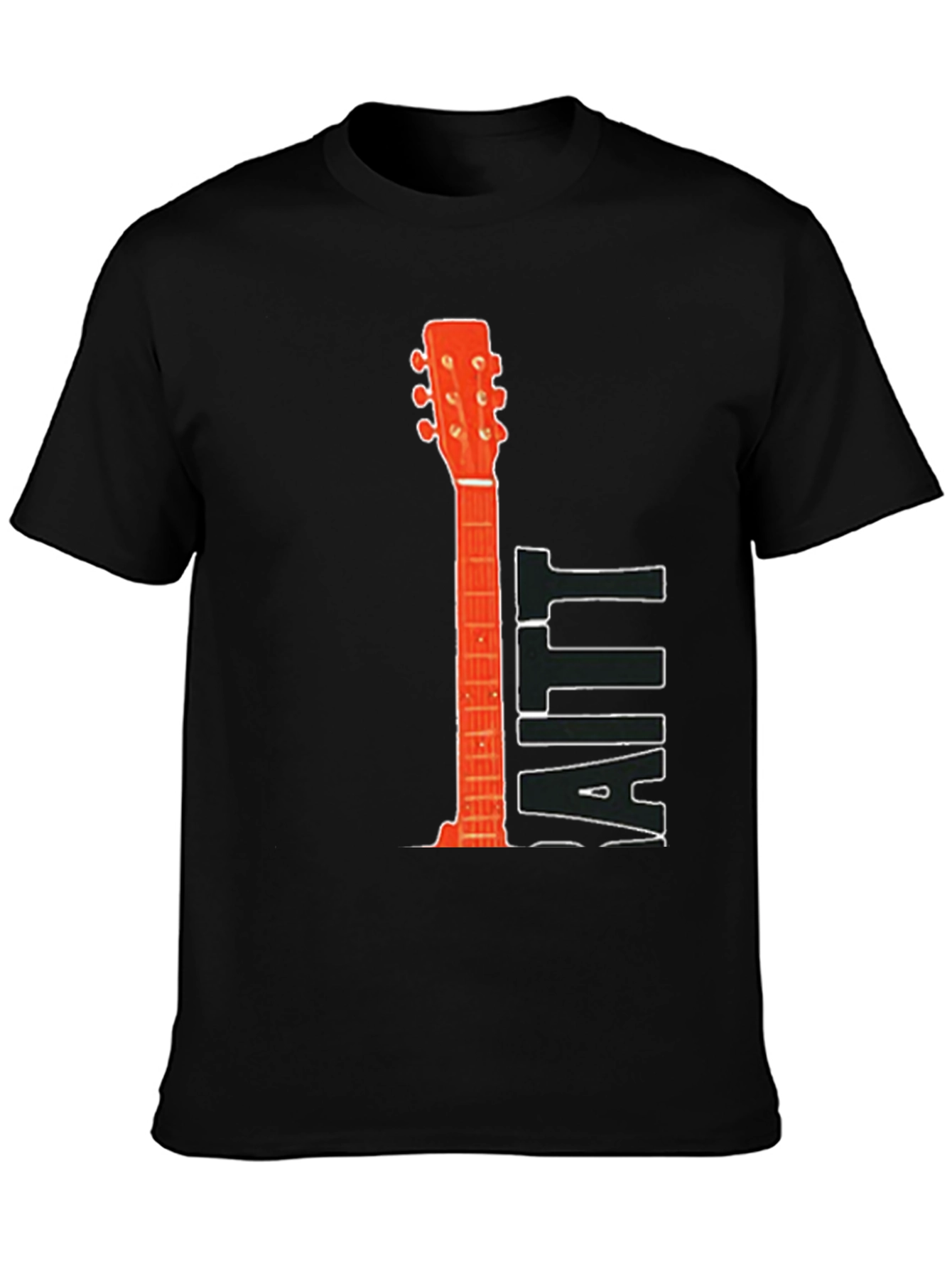 Guitar Print Tee - Music Lovers T-Shirt