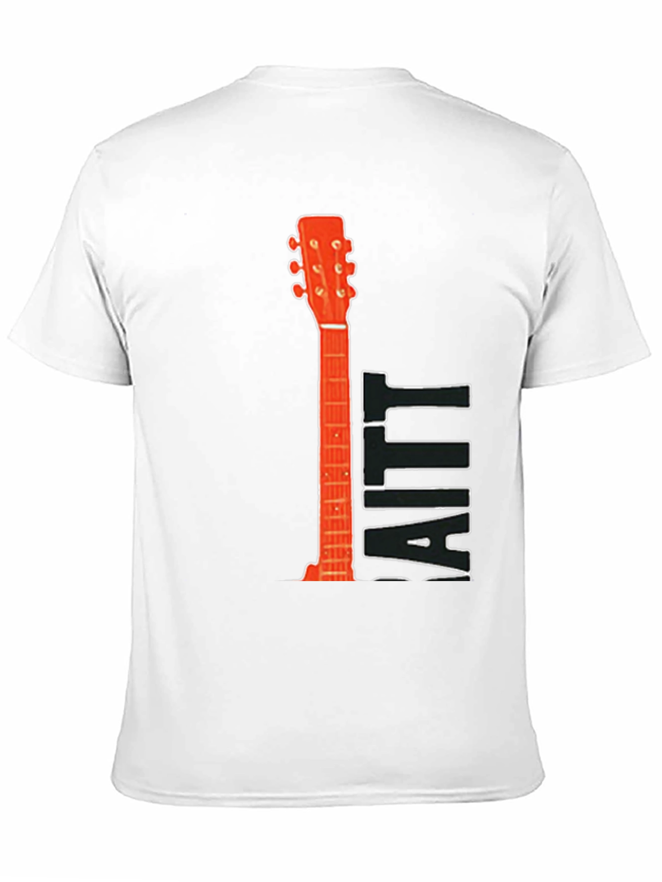 Guitar Print Tee - Music Lovers T-Shirt