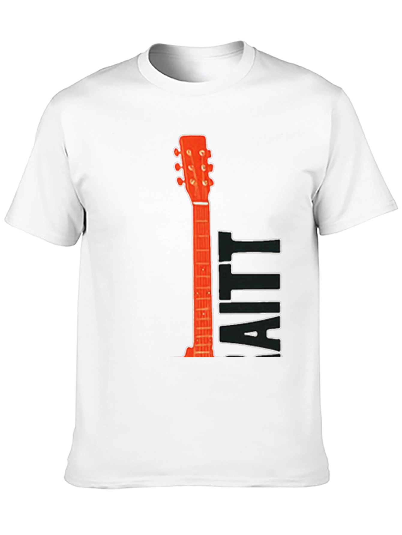 Guitar Print Tee - Music Lovers T-Shirt