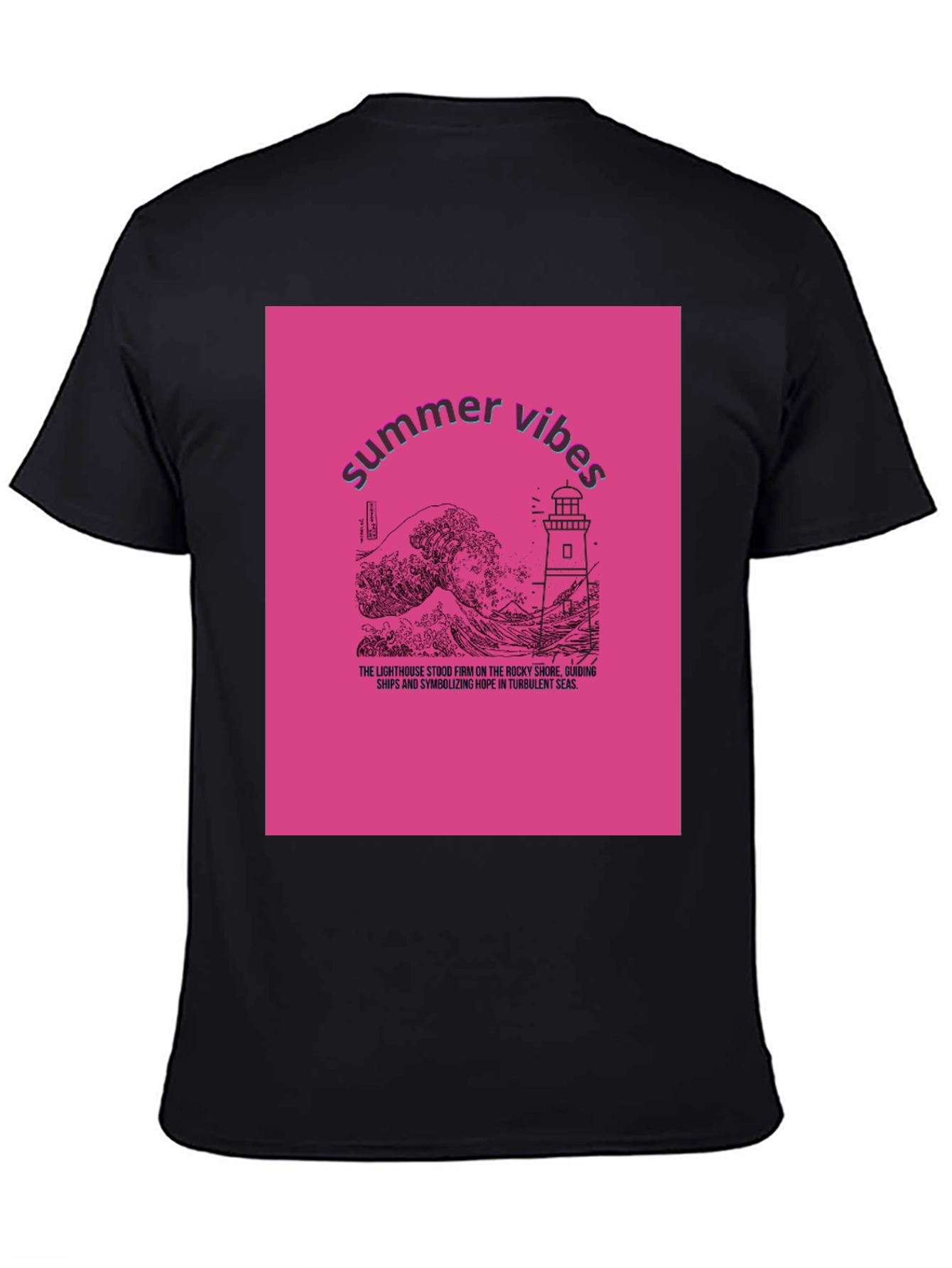 Summer Vibes Lighthouse Graphic Tee