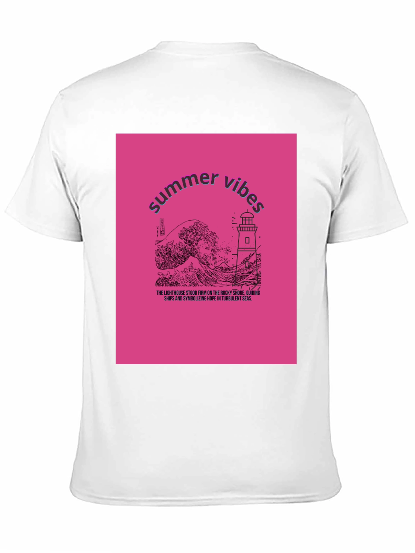 Summer Vibes Lighthouse Graphic Tee