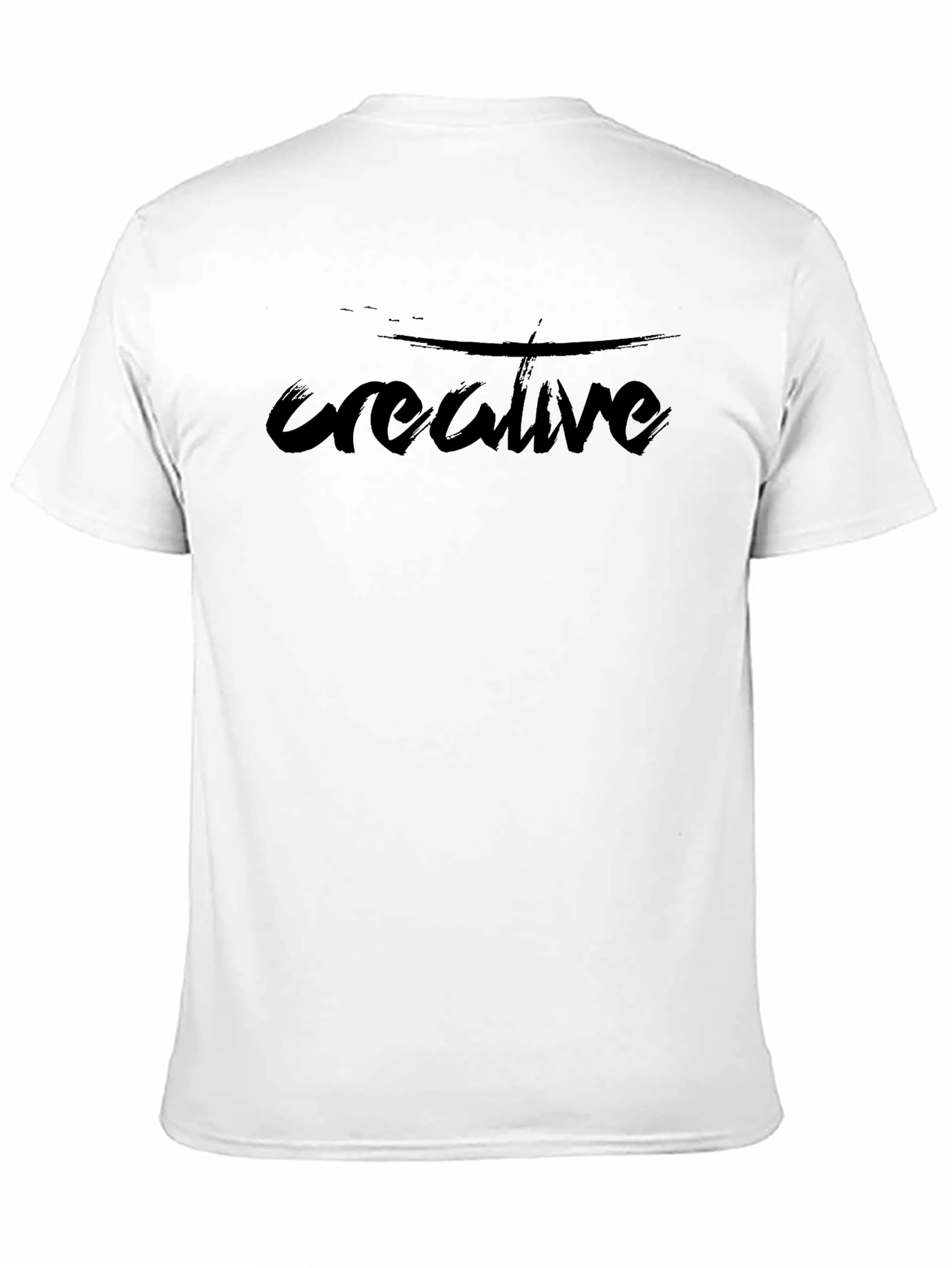 Creative Graphic Tee - Mens Black T-Shirt