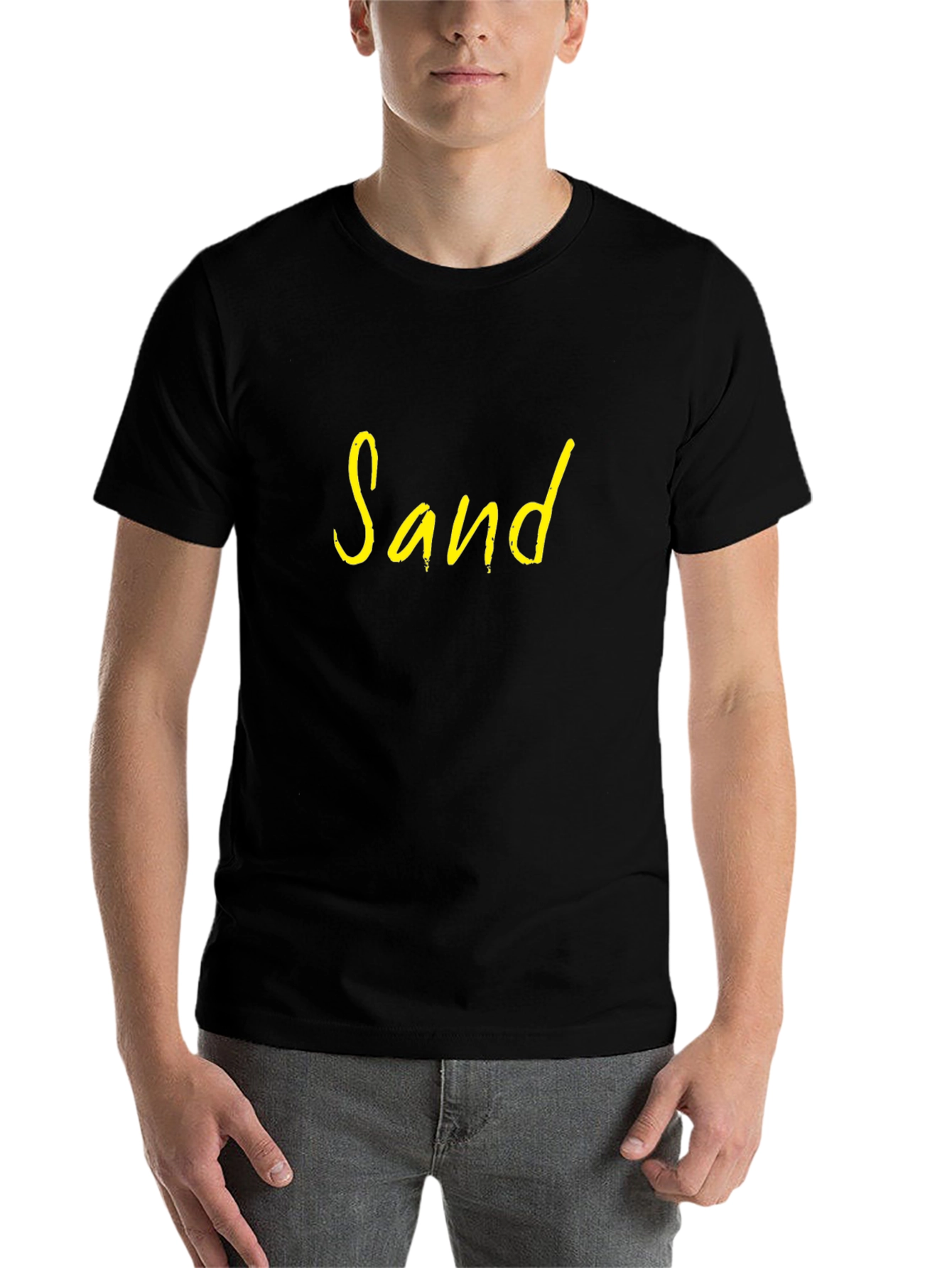 Sand Graphic T-Shirt - Casual Style