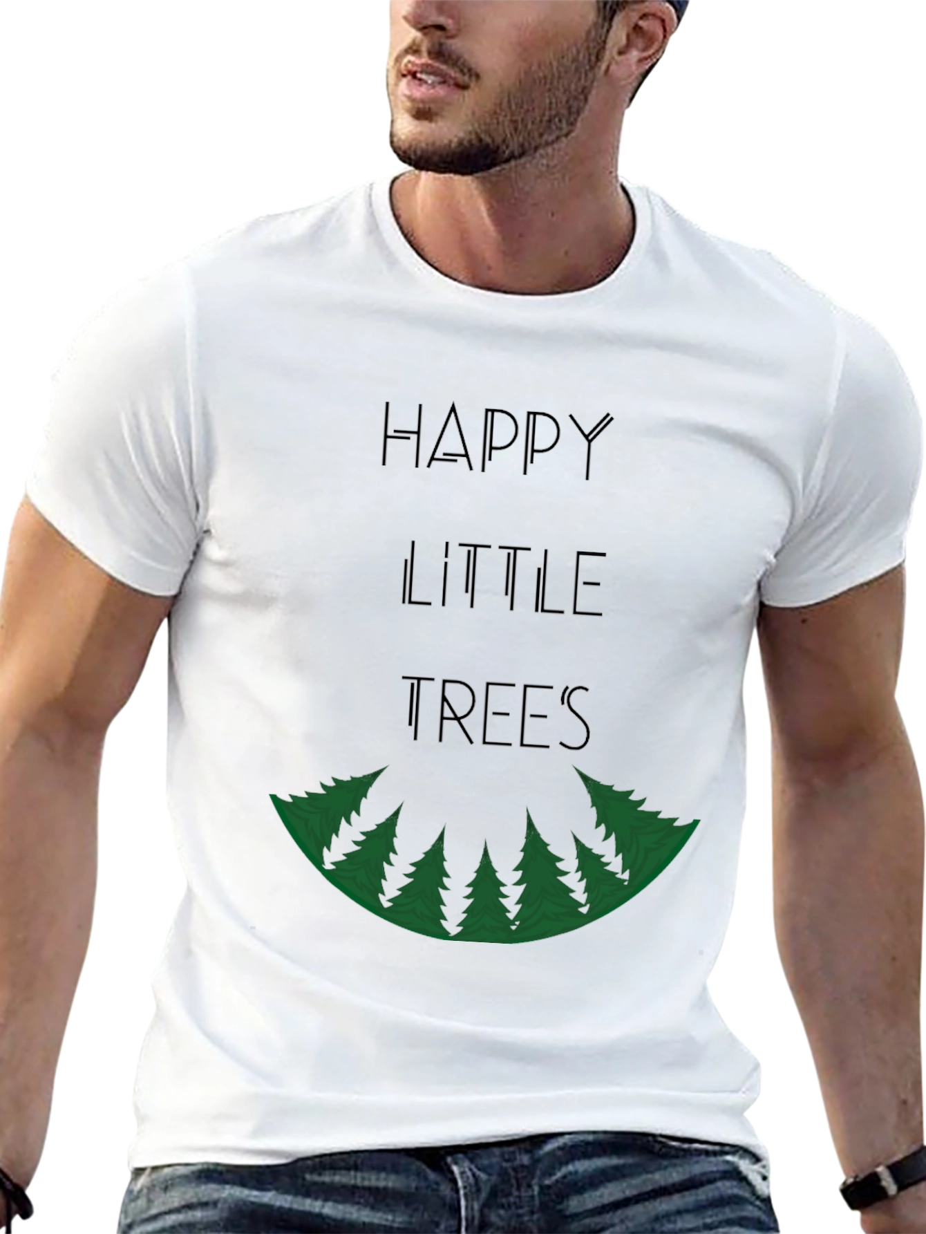 Happy Little Trees Graphic T-Shirt - Unisex