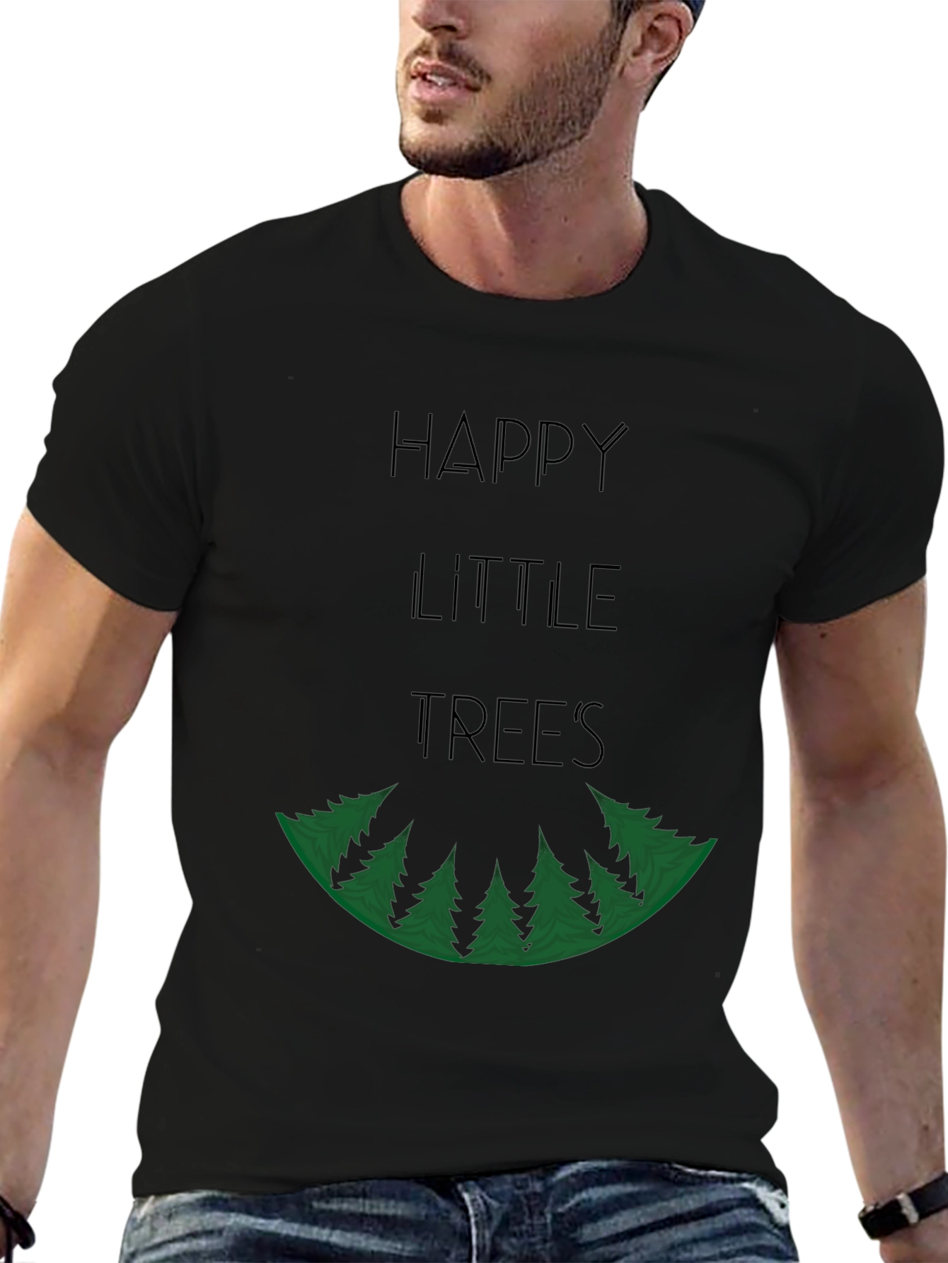 Happy Little Trees Graphic T-Shirt - Unisex