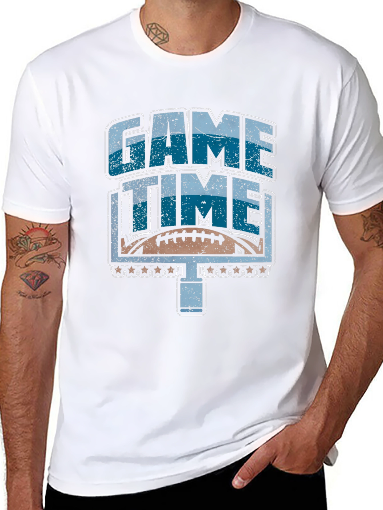 Game Time Football Graphic T-Shirt