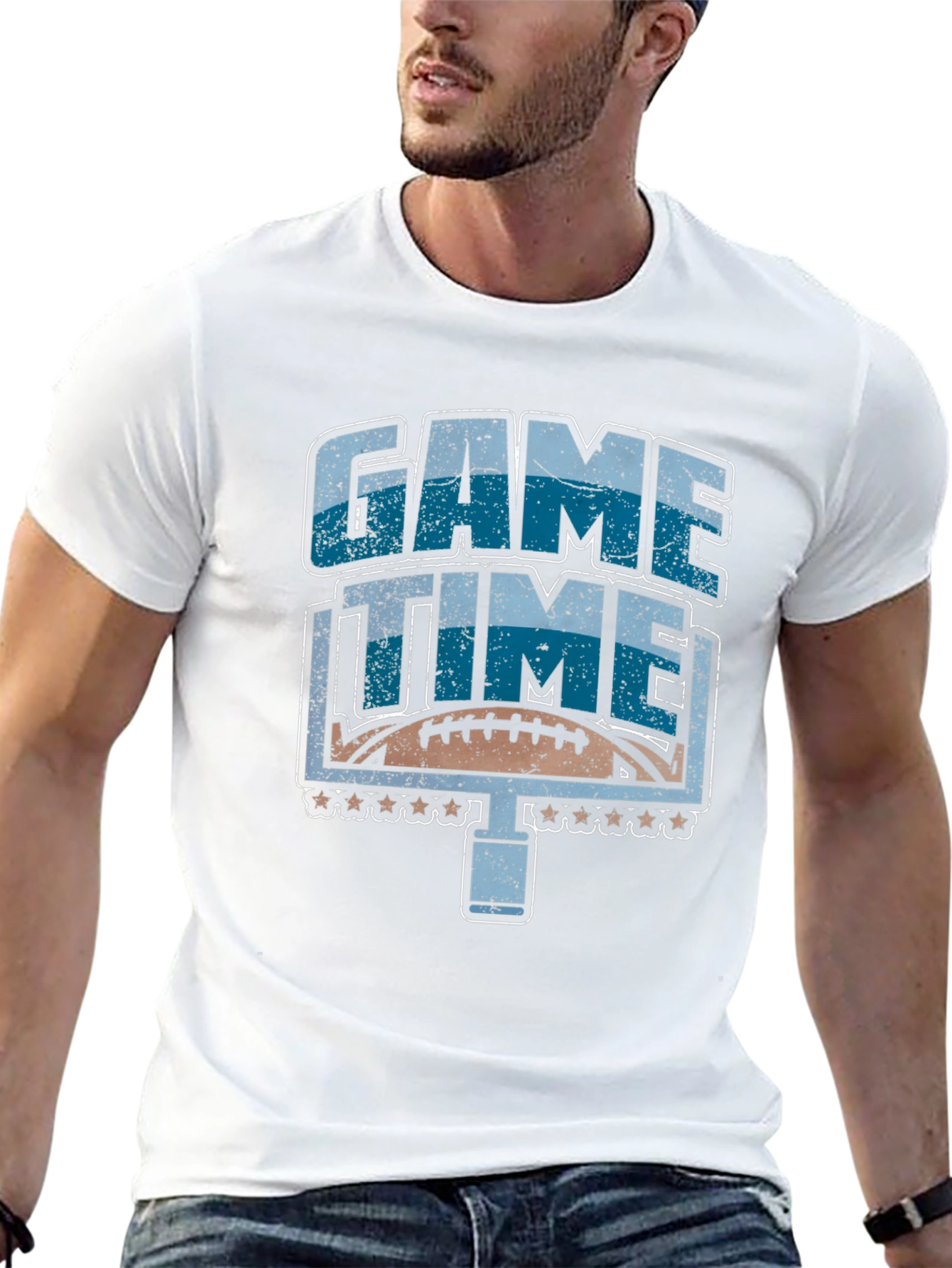 Game Time Football Graphic T-Shirt